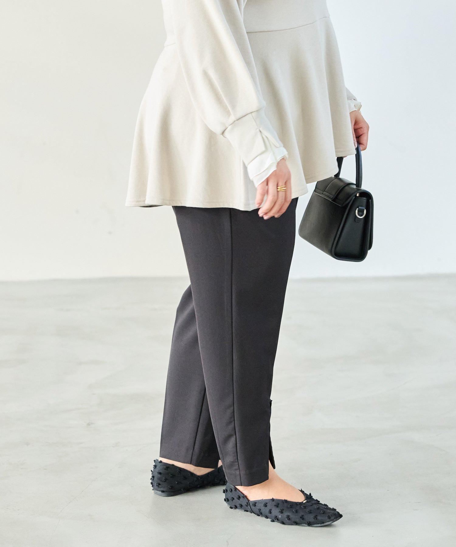 ブラック model:162cm 着用サイズ:4L