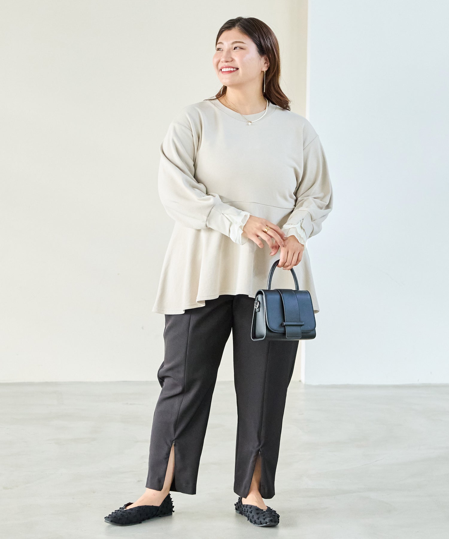 ブラック model:162cm 着用サイズ:4L