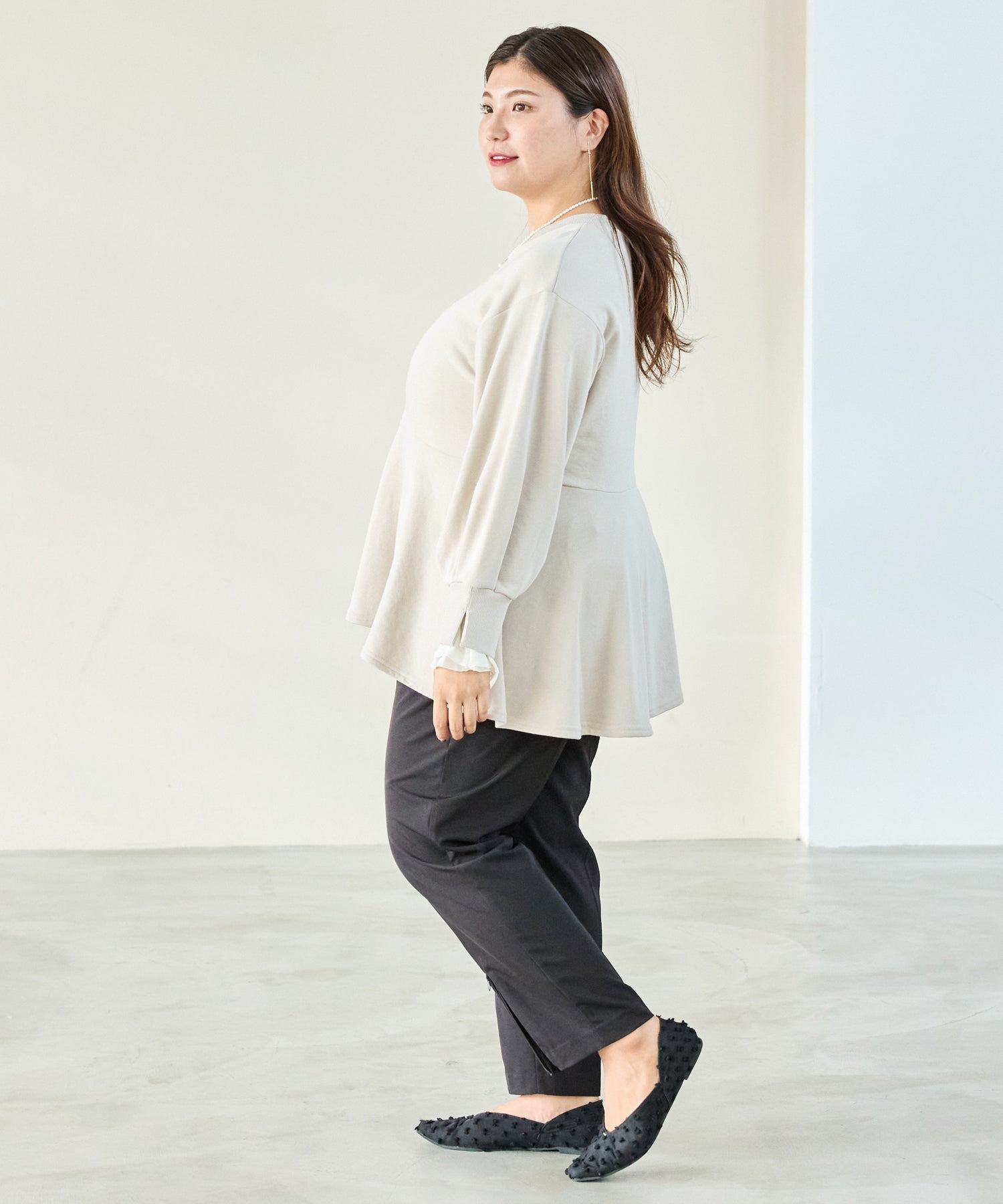 ブラック model:162cm 着用サイズ:4L