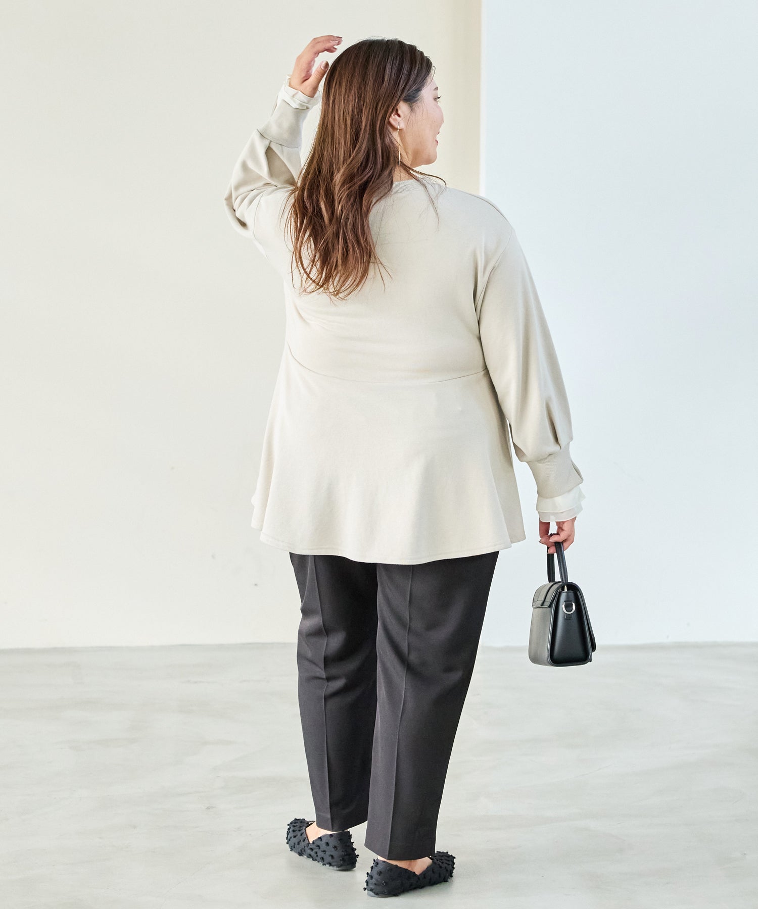 ブラック model:162cm 着用サイズ:4L