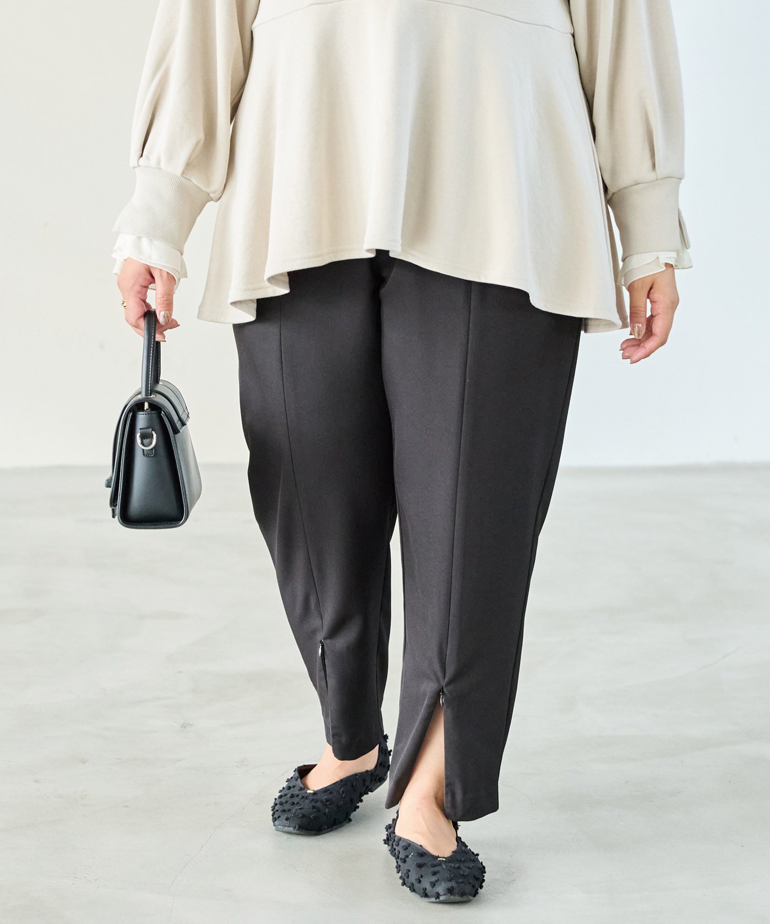 ブラック model:162cm 着用サイズ:4L