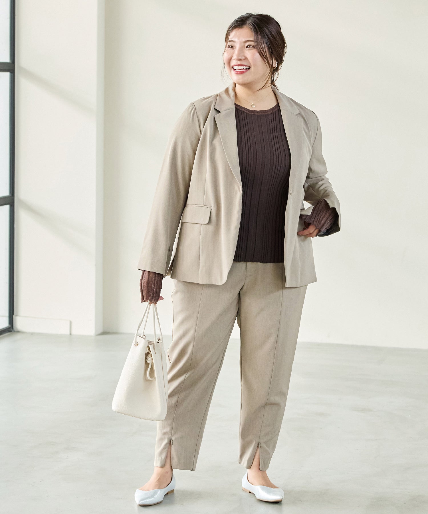 モカ model:162cm 着用サイズ:4L