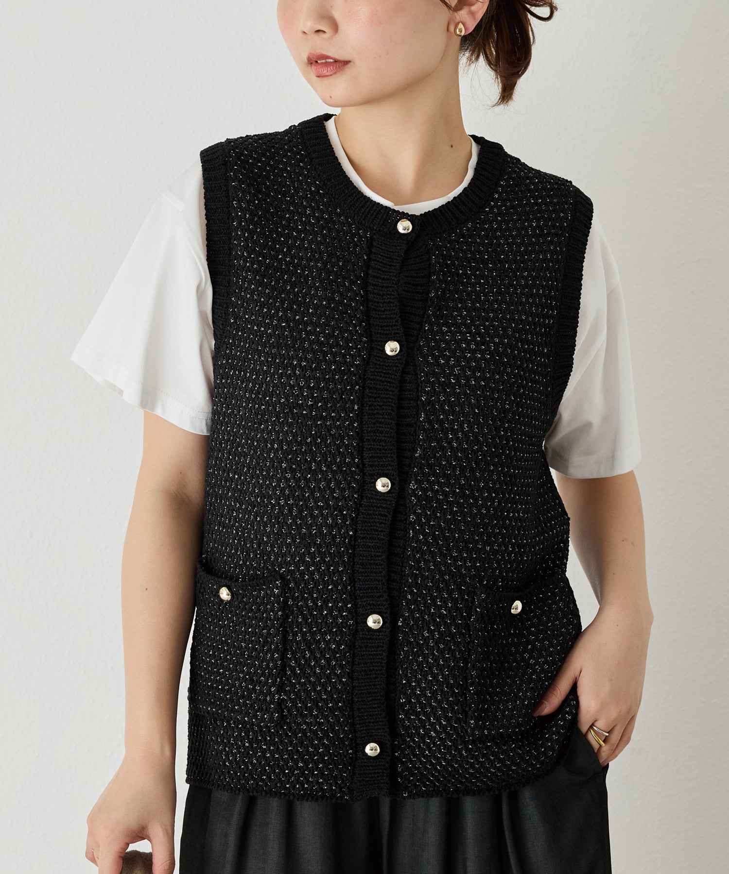 ブラック model:156cm 着用サイズ:F