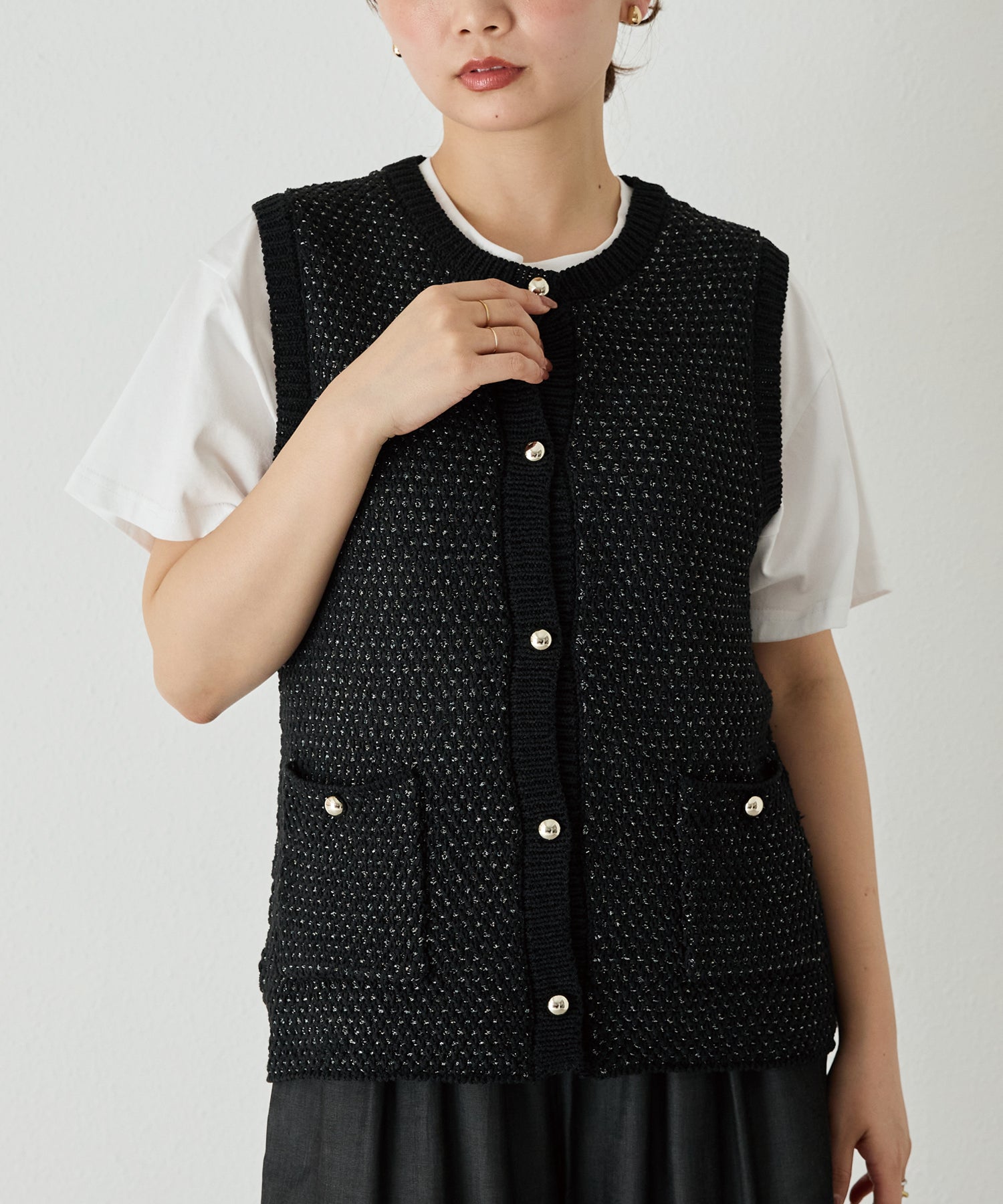 ブラック model:156cm 着用サイズ:F