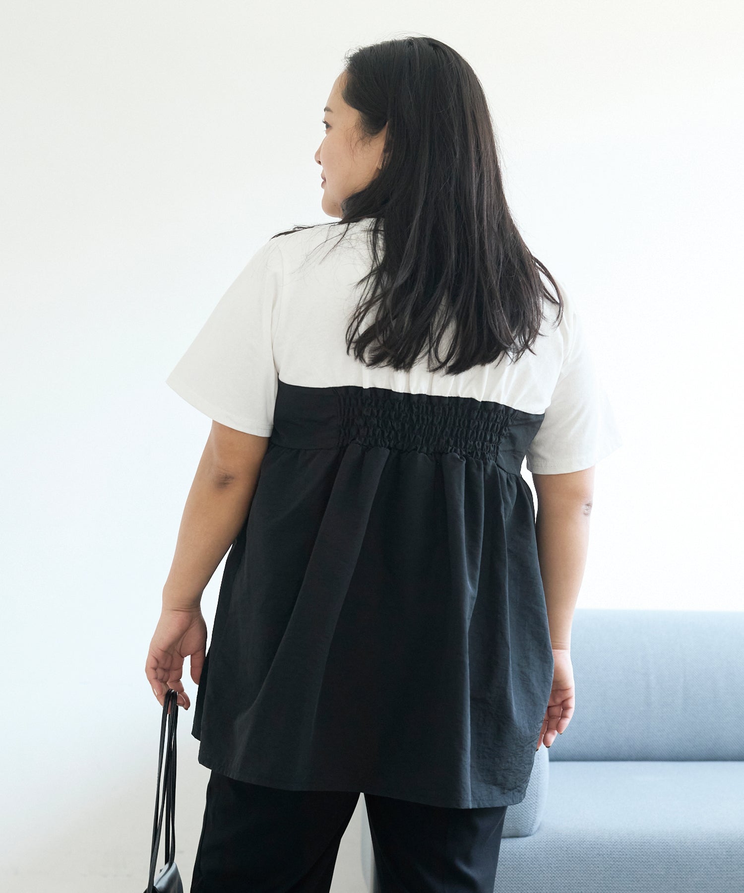 オフホワイト model:161cm 着用サイズ:3L