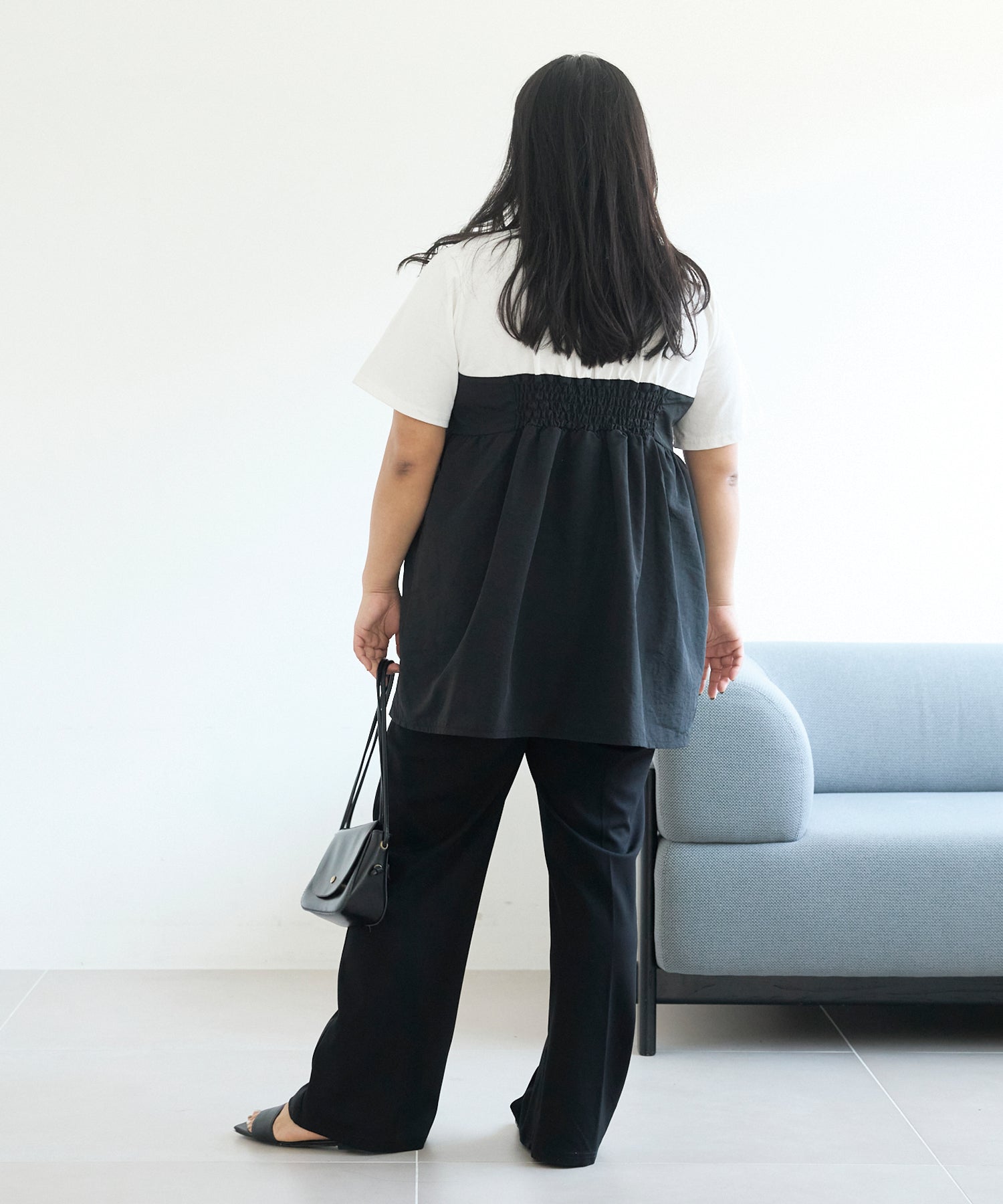 オフホワイト model:161cm 着用サイズ:3L