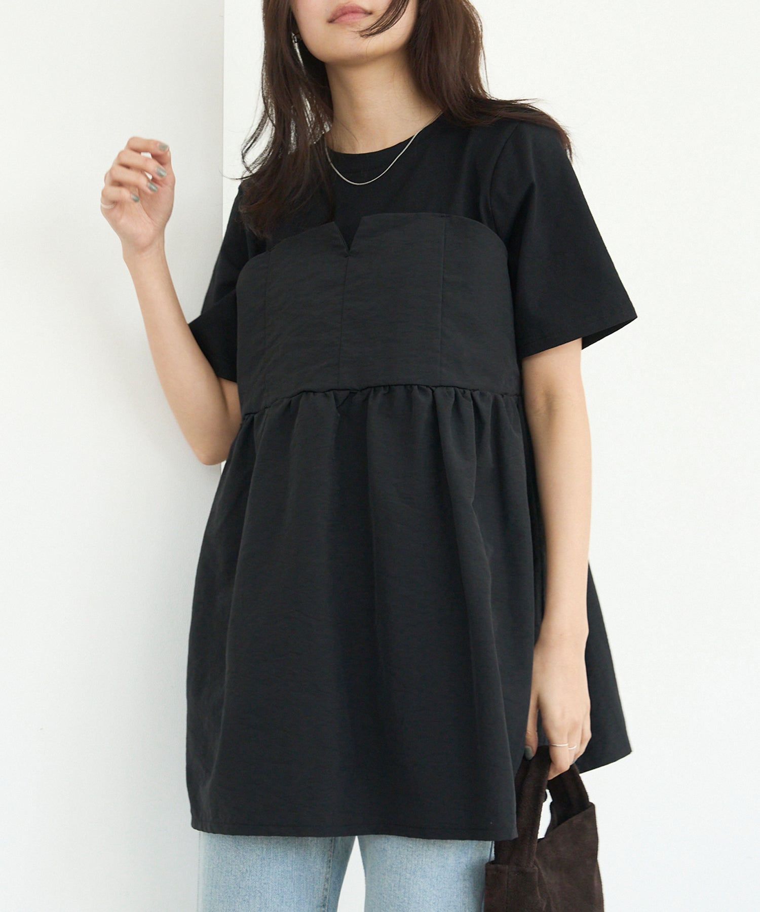 ブラック model:160cm 着用サイズ:M
