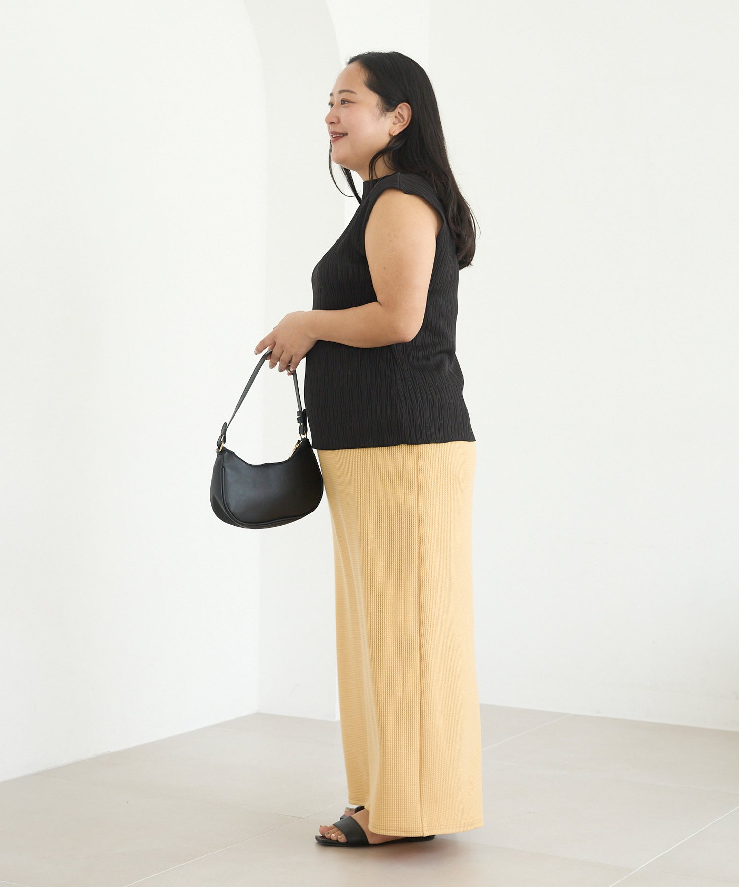 ブラック model:161cm 着用サイズ:3L