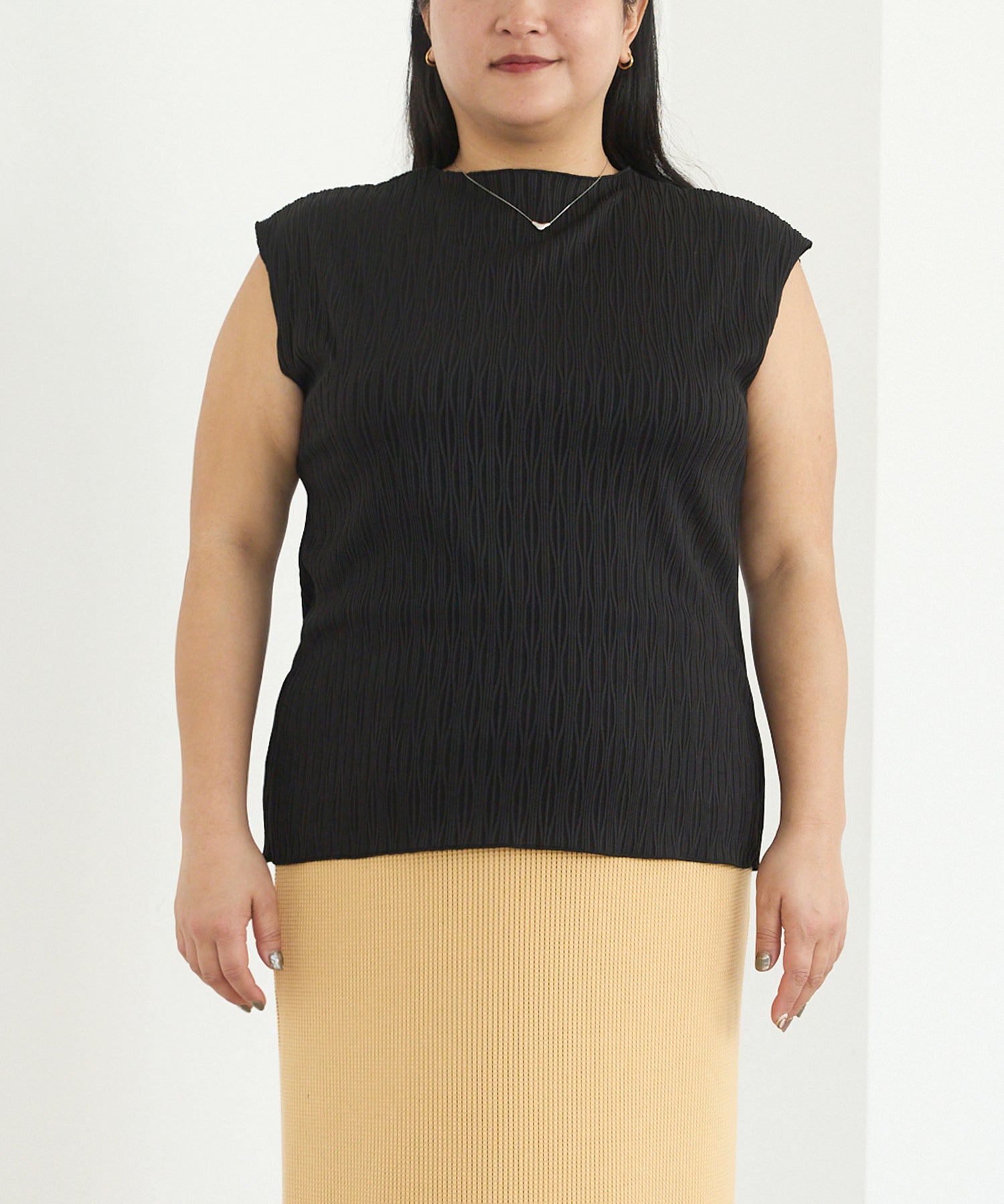 フロント ブラック model:161cm 着用サイズ:3L