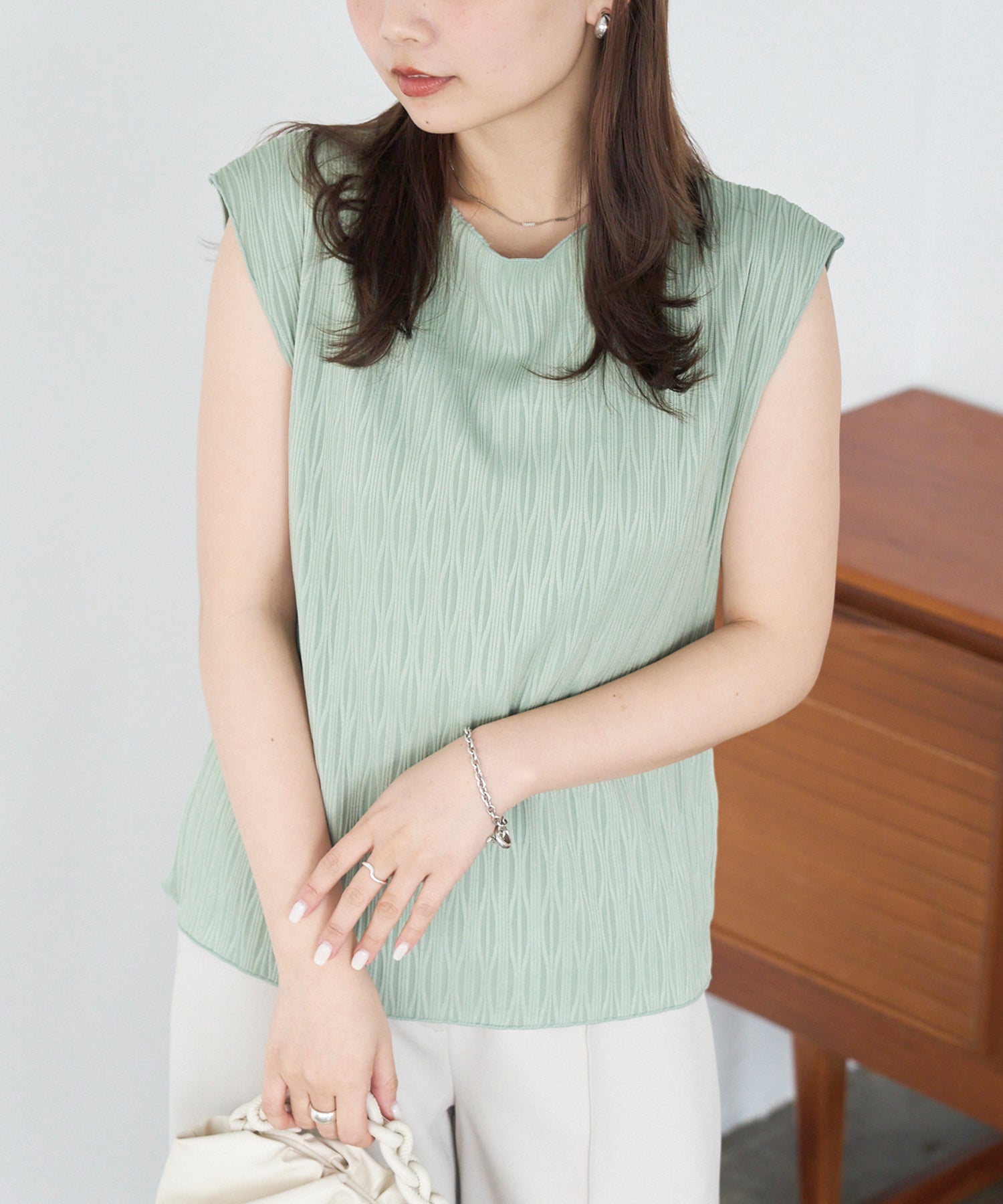 グリーン model:156cm 着用サイズ:M