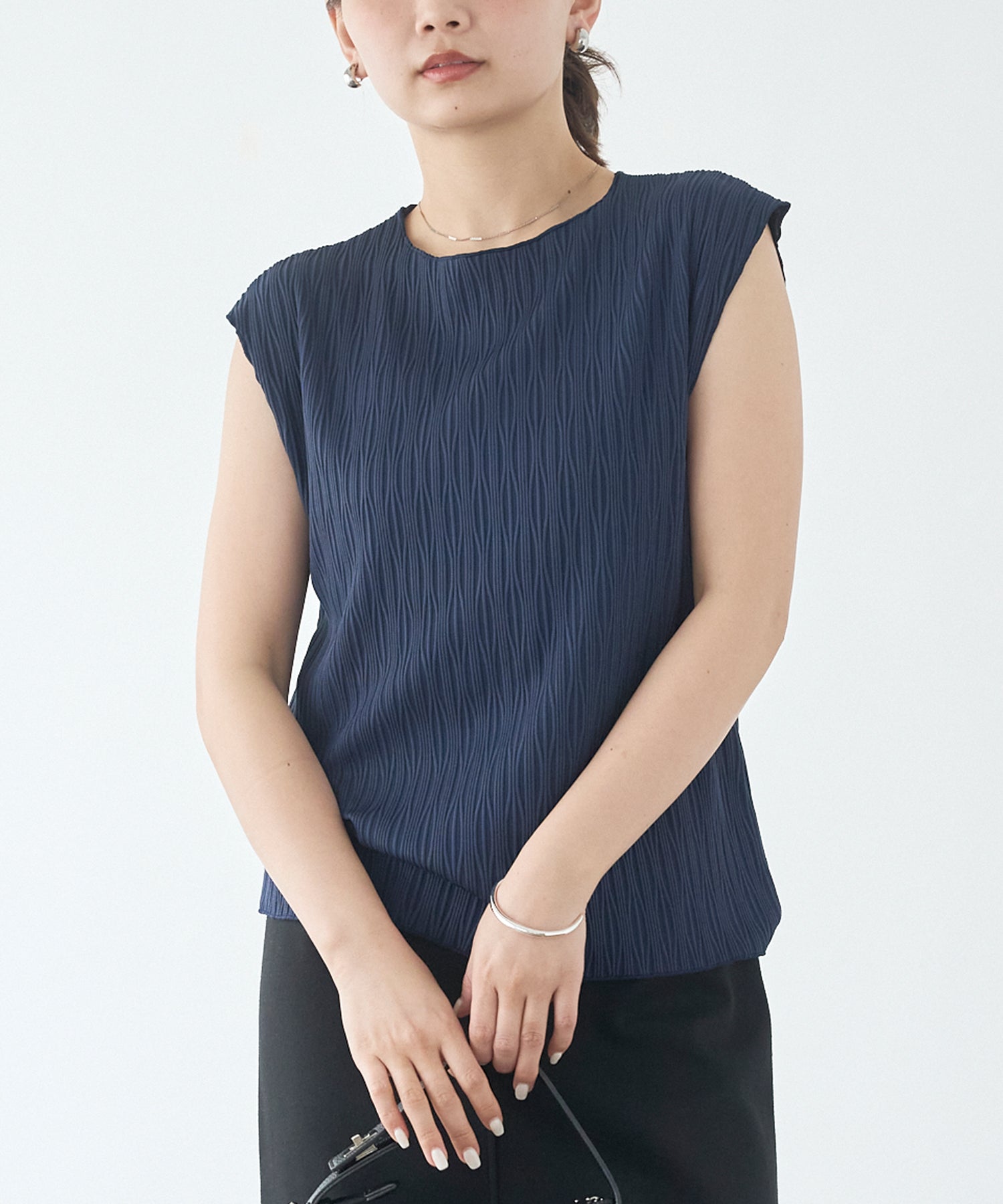 ネイビー model:156cm 着用サイズ:M