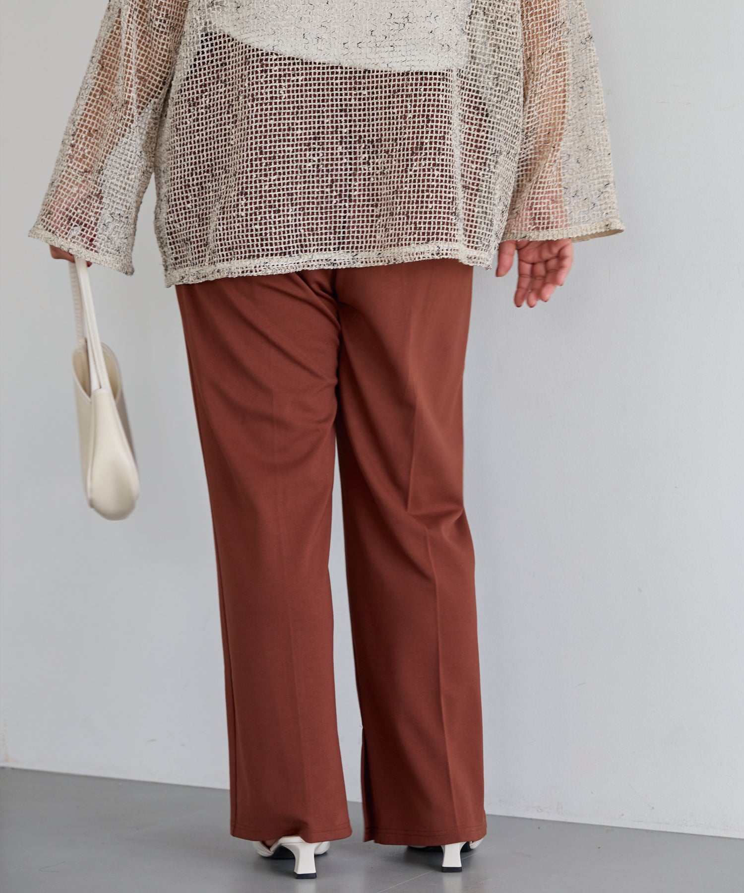 ブラウン model:161cm 着用サイズ:3L
