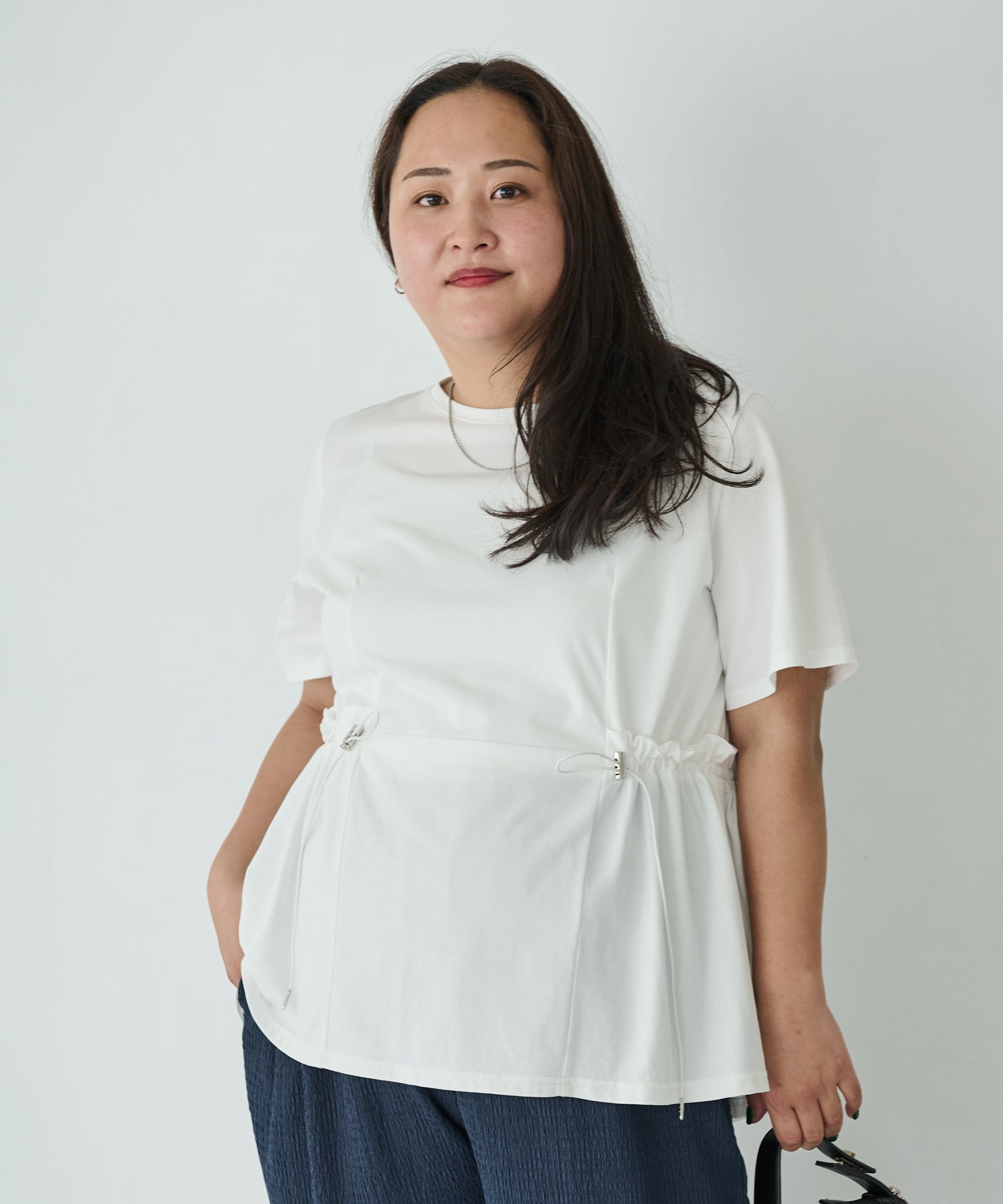オフホワイト model:161cm 着用サイズ:3L