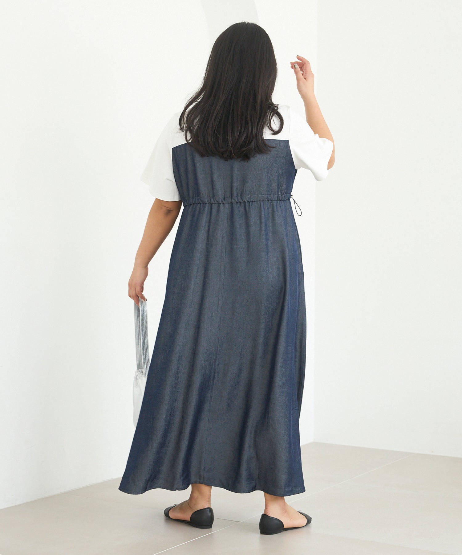 ネイビー model:161cm 着用サイズ:3L