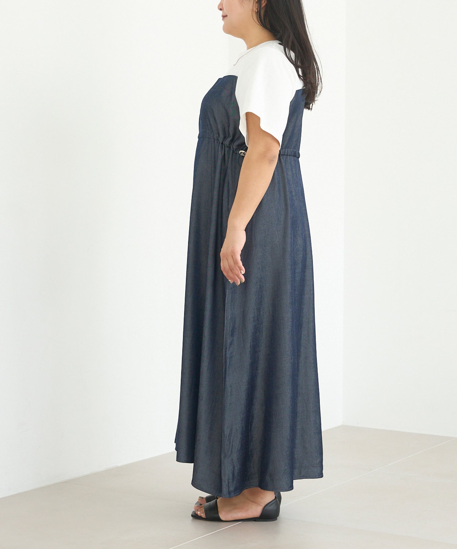 サイド ネイビー model:161cm 着用サイズ:3L