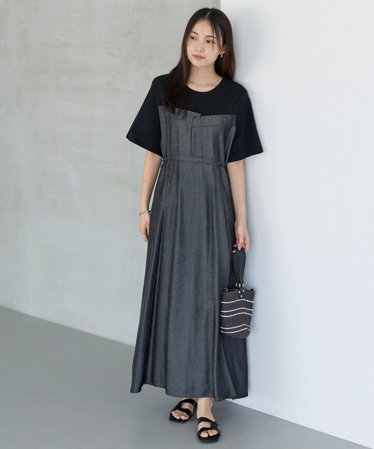 ブラック model:160cm 着用サイズ:M