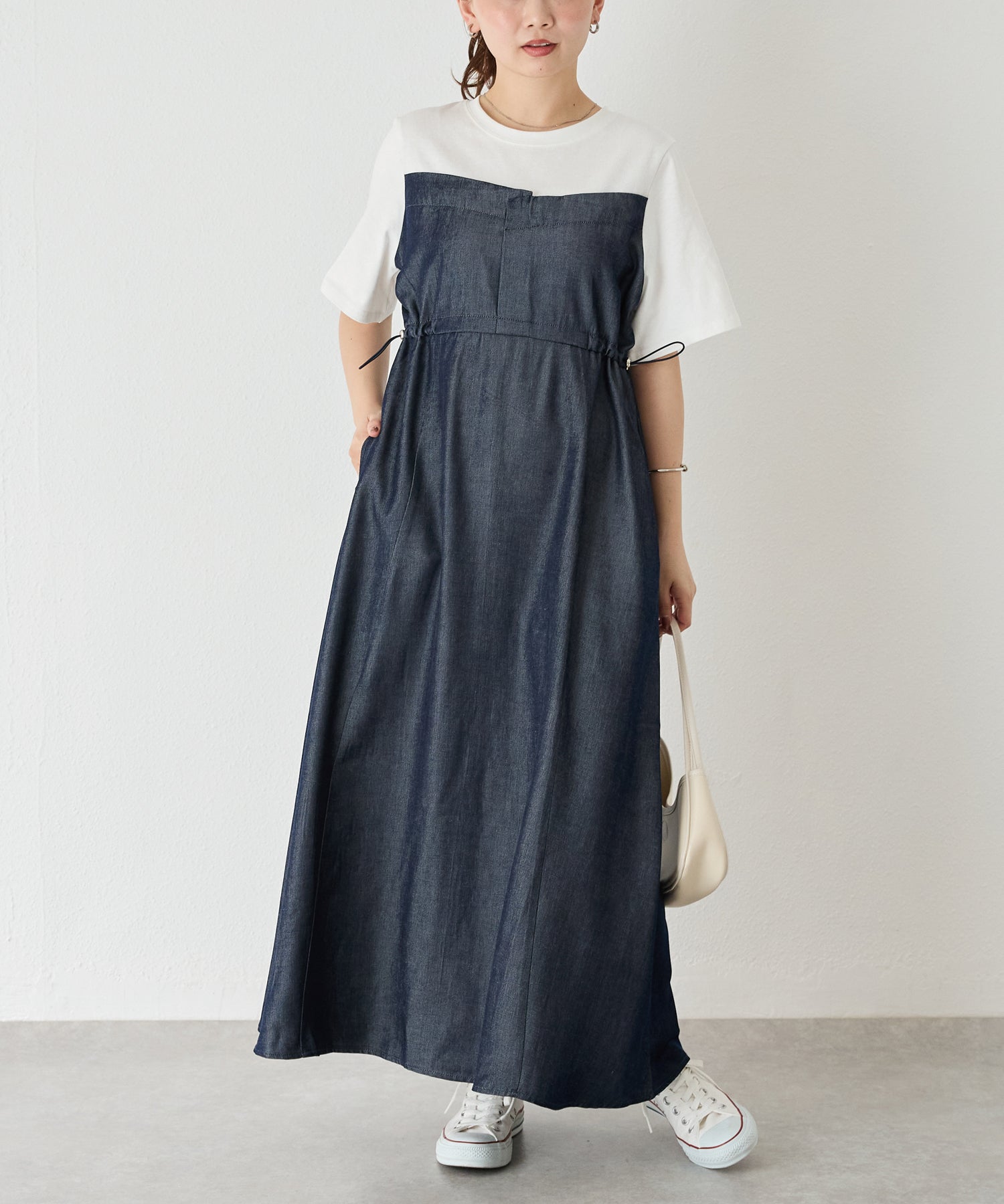 ネイビー model:156cm 着用サイズ:M