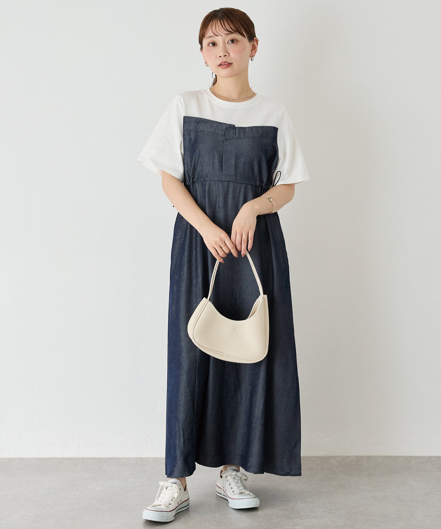 ネイビー model:156cm 着用サイズ:M