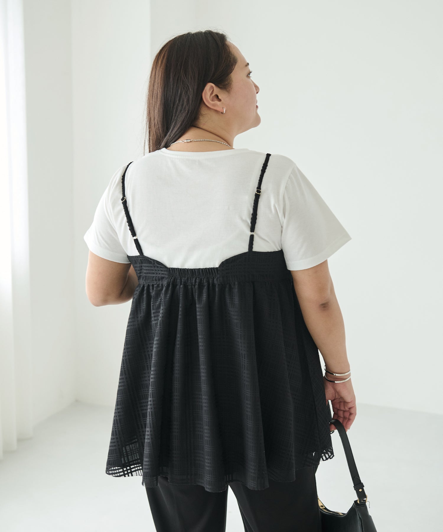ブラック model:161cm 着用サイズ:3L