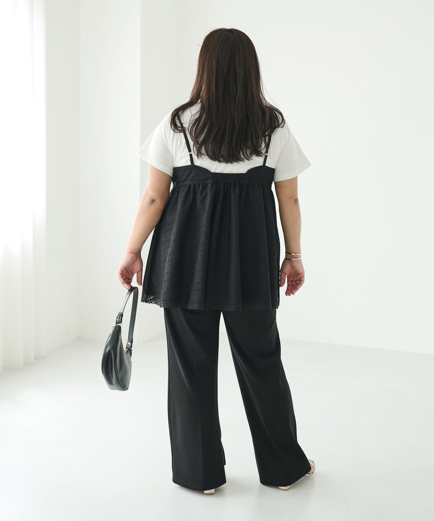 ブラック model:161cm 着用サイズ:3L