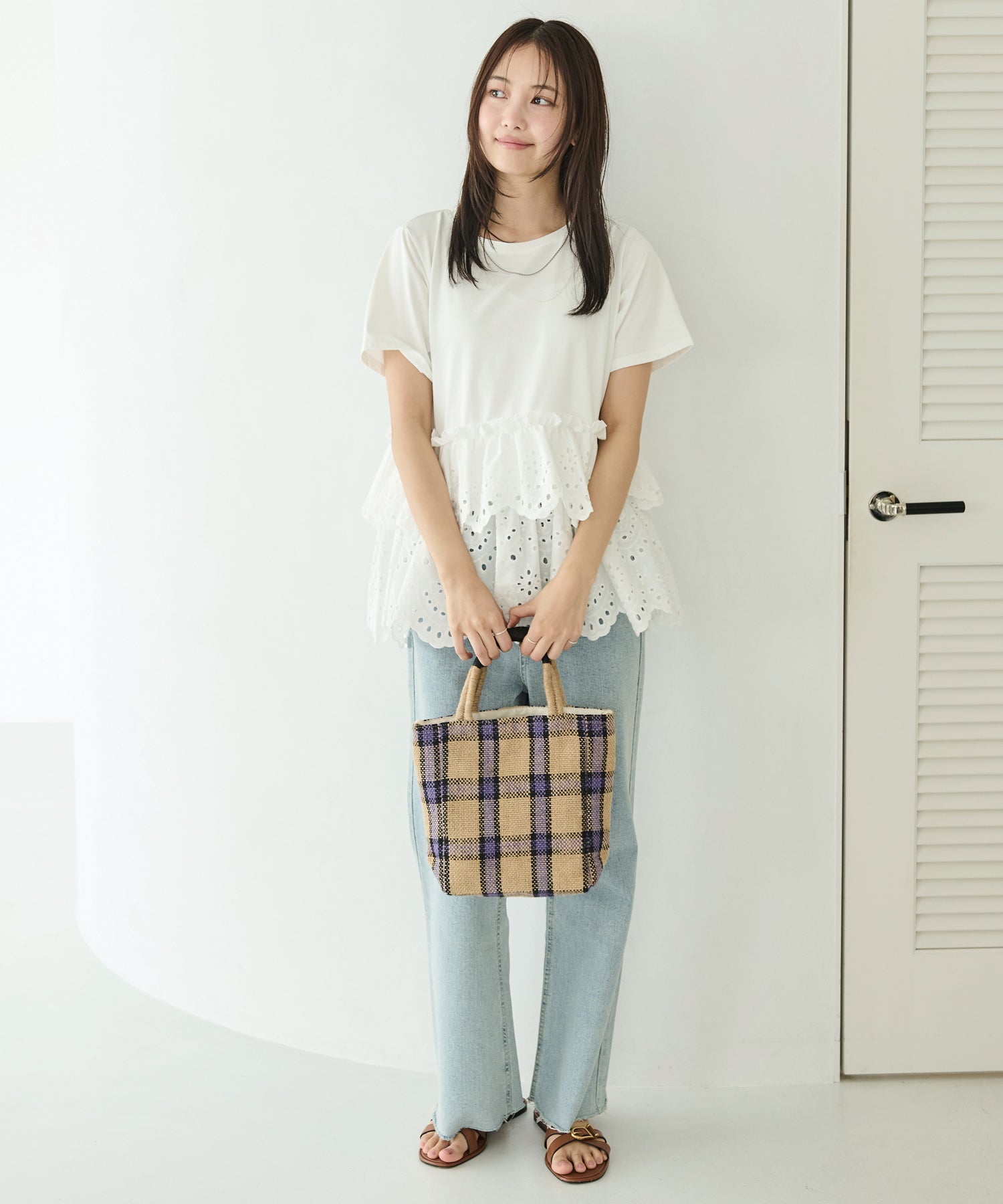 クラフト刺繍プルオーバー