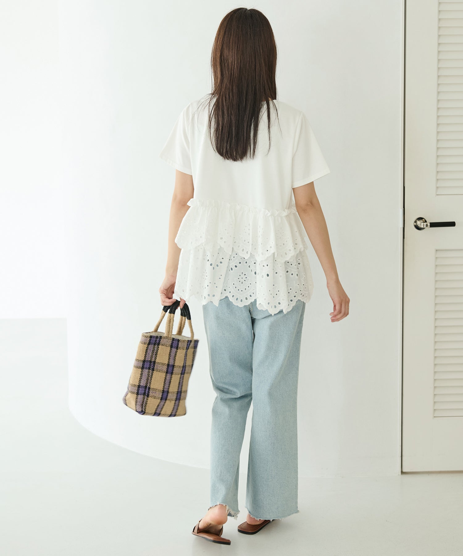 クラフト刺繍プルオーバー
