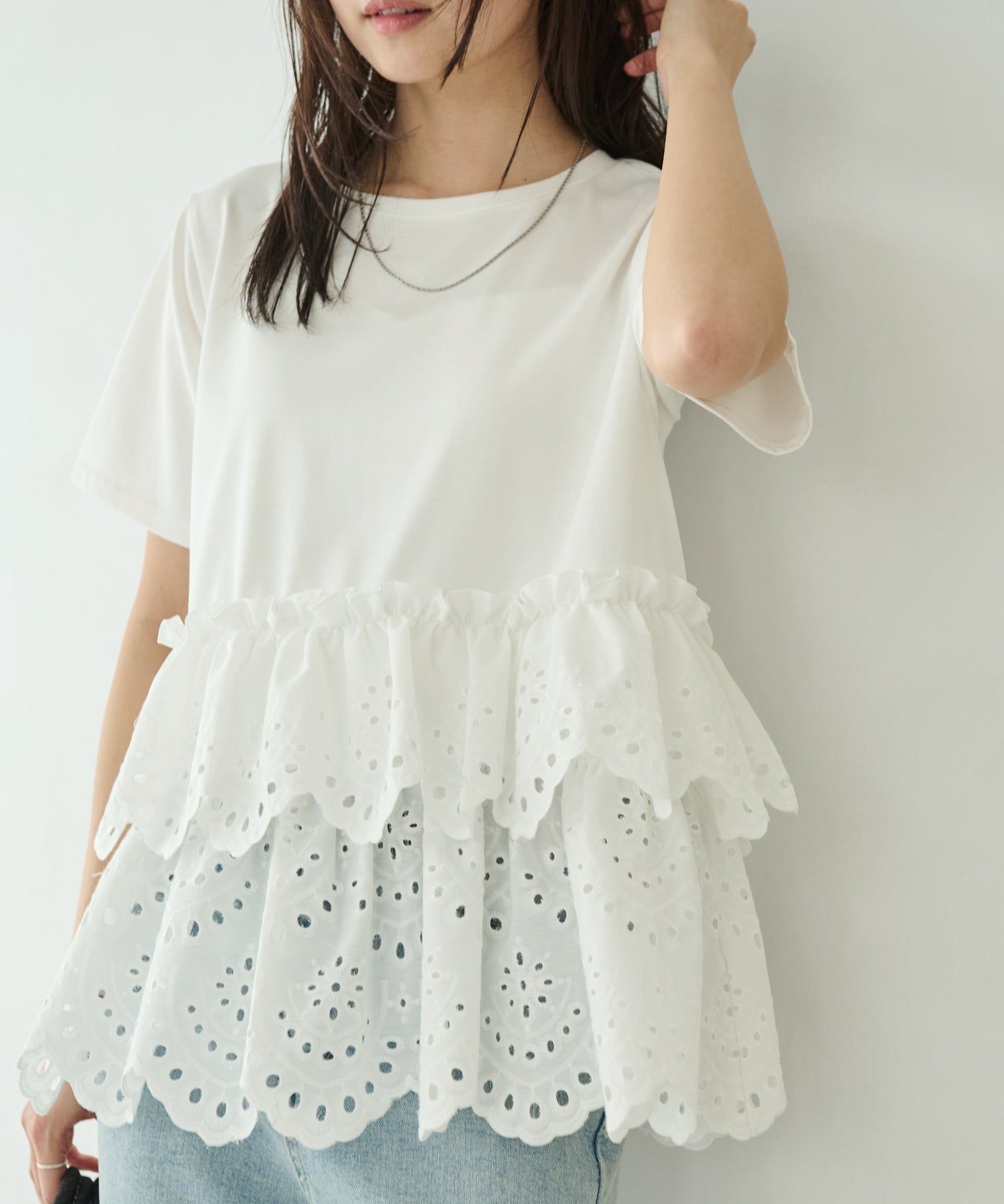 オフホワイト model:160cm 着用サイズ:M