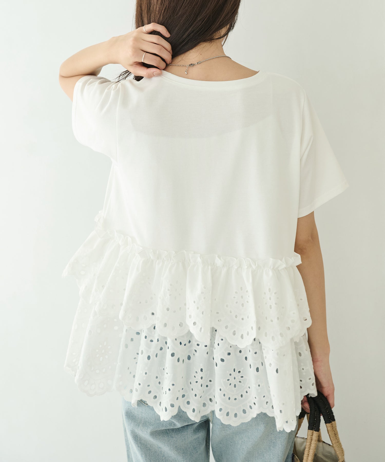 クラフト刺繍プルオーバー