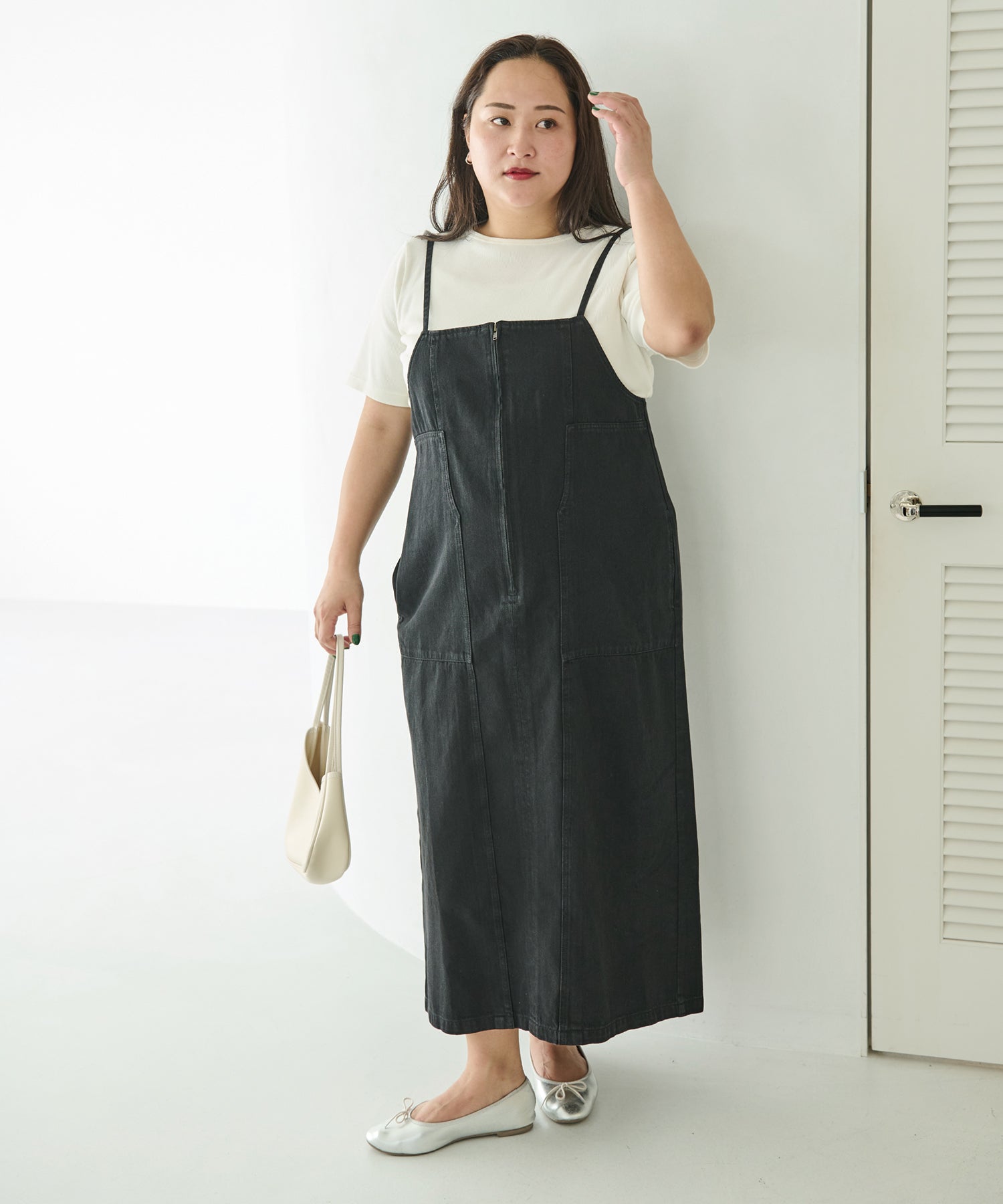 ブラック model:161cm 着用サイズ:3L