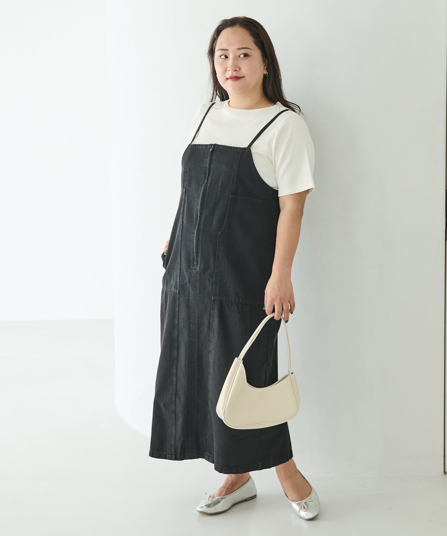 ブラック model:161cm 着用サイズ:3L
