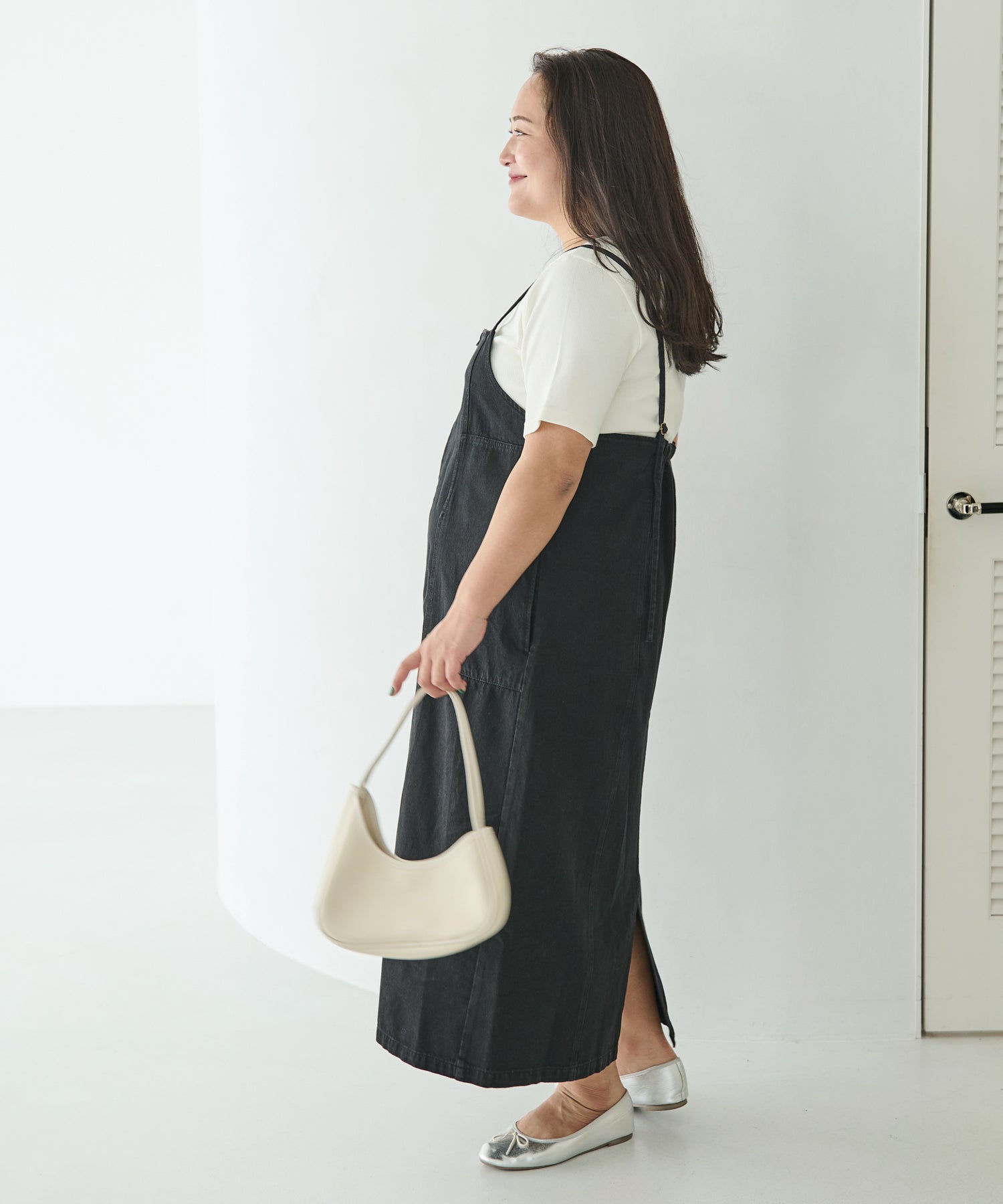 ブラック model:161cm 着用サイズ:3L