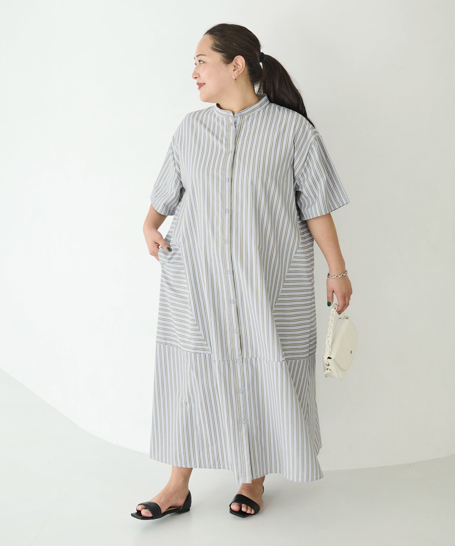 サックス model:161cm 着用サイズ:3L