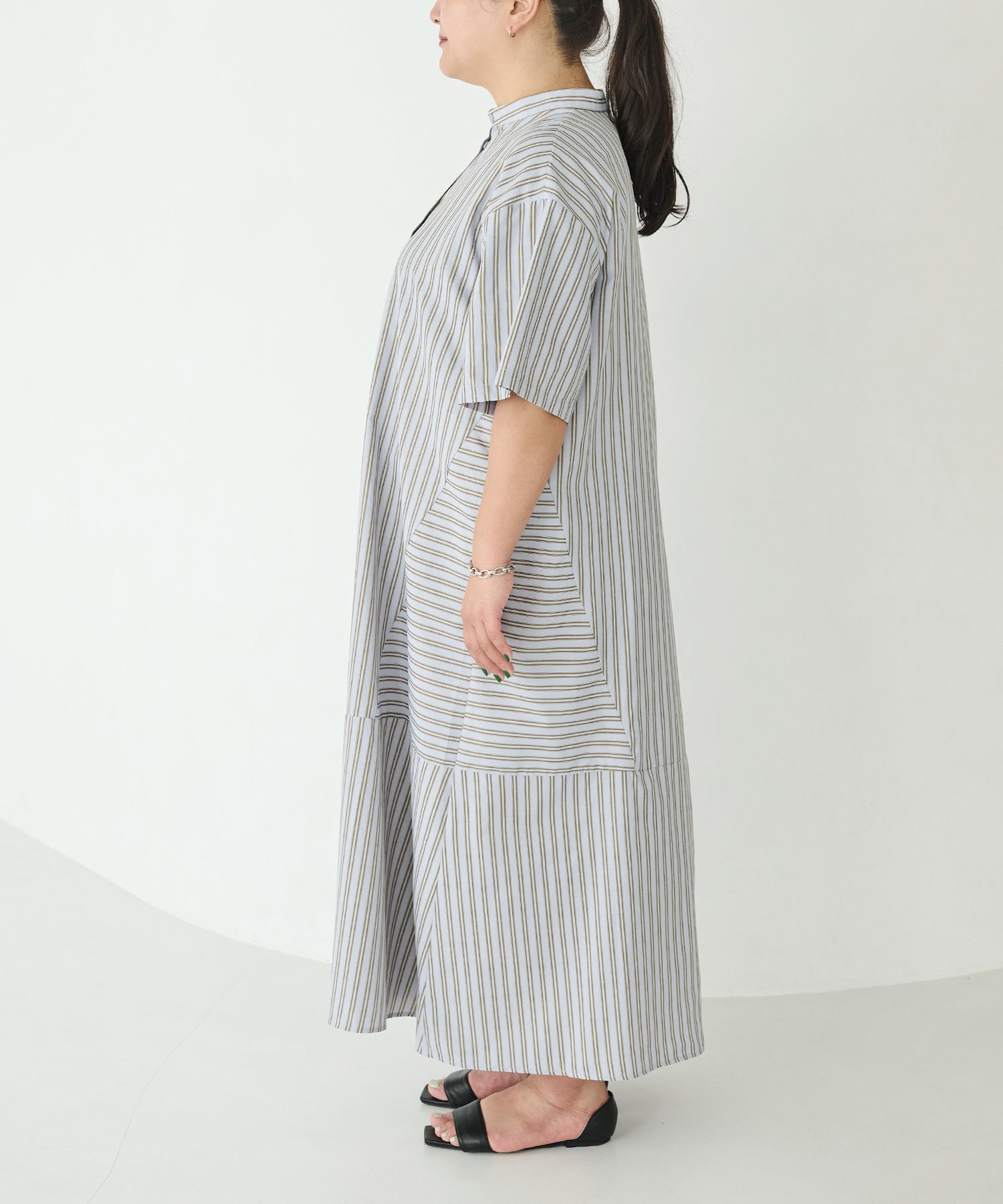 サイド サックス model:161cm 着用サイズ:3L