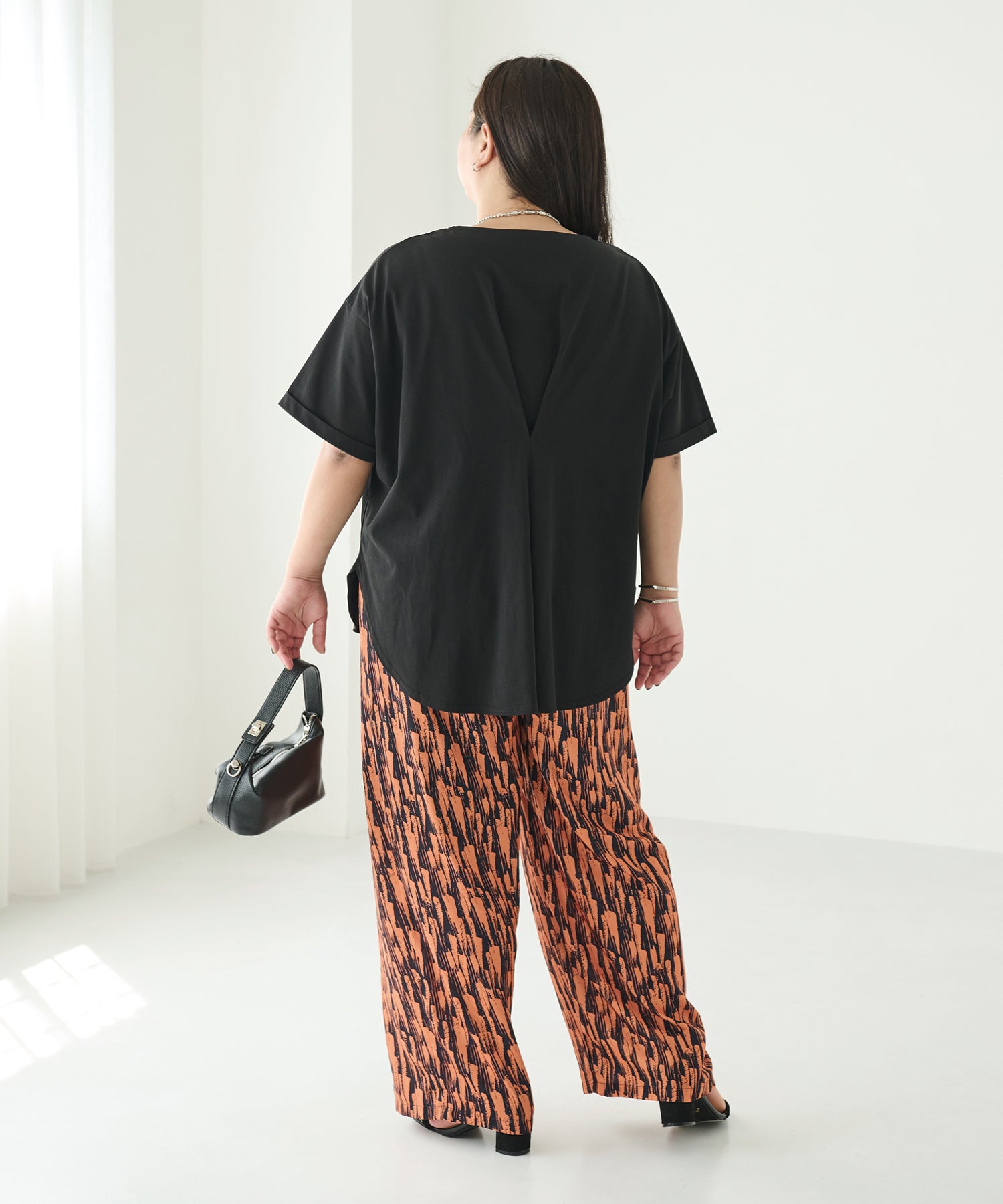 ネイビー model:161cm 着用サイズ:3L