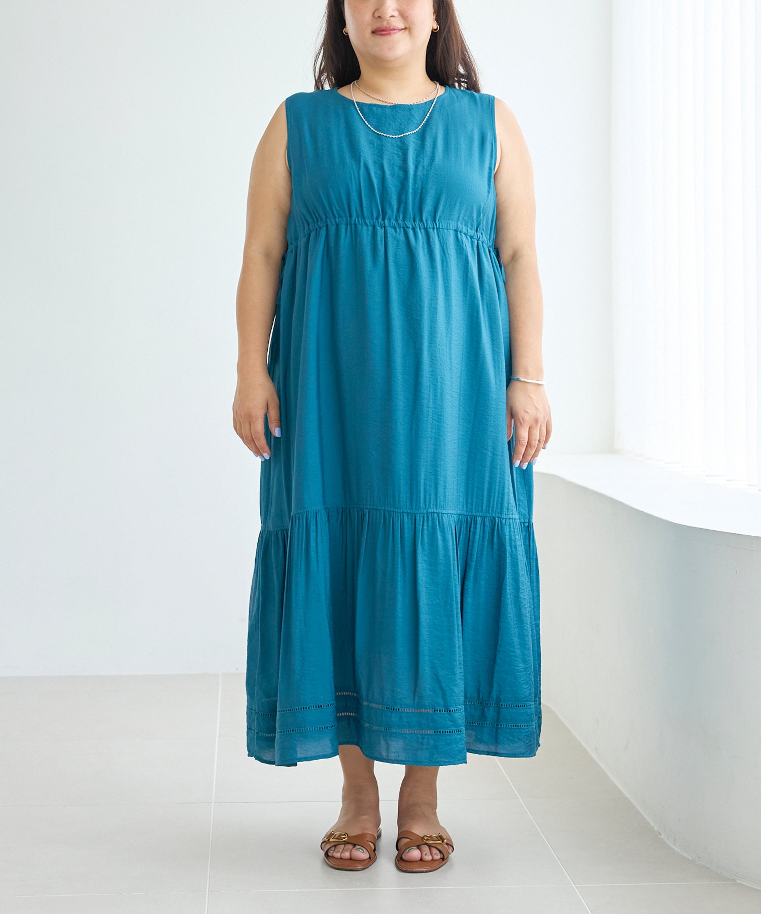フロント ブルー model:161cm 着用サイズ:3L
