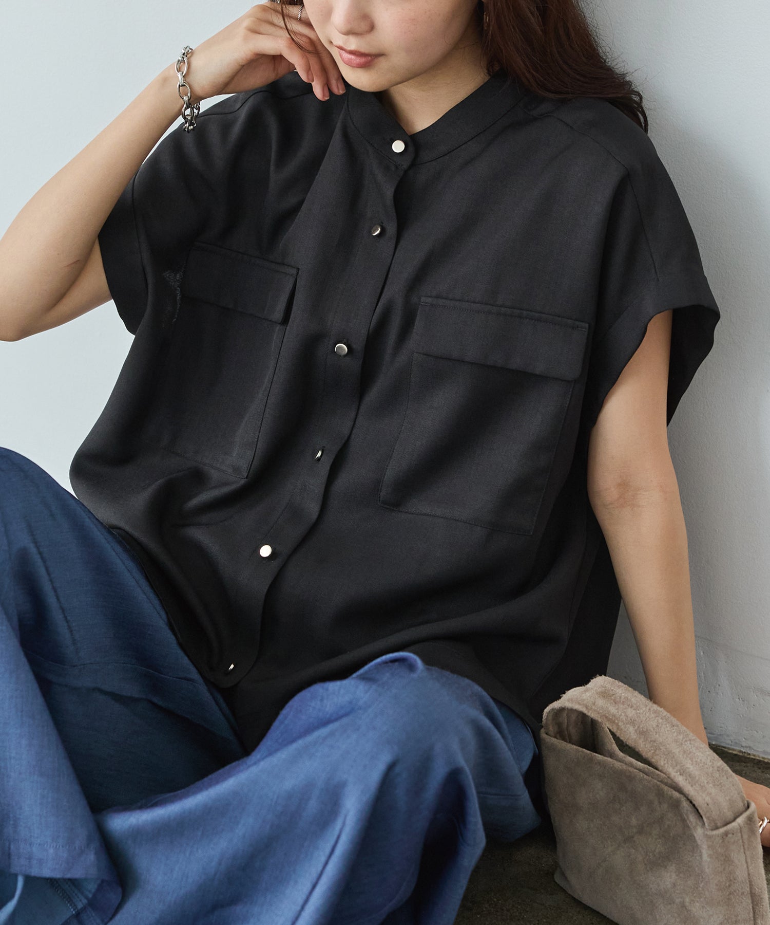 ブラック model:160cm 着用サイズ:M