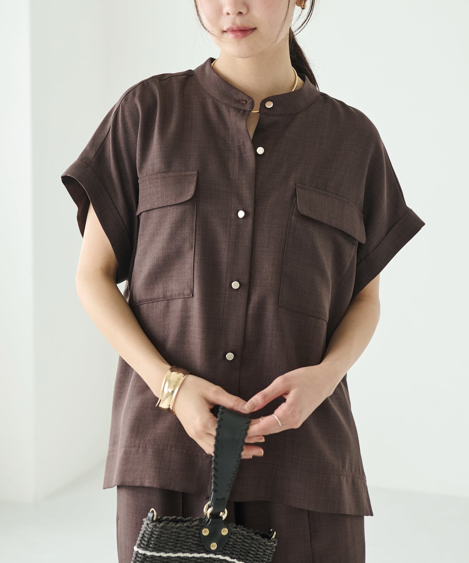 ブラウン model:160cm 着用サイズ:M