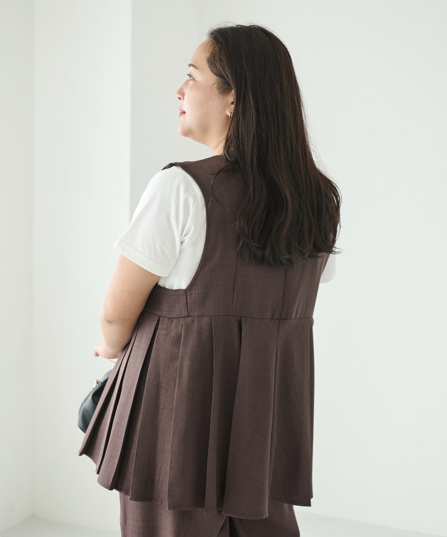 ブラウン model:161cm 着用サイズ:3L
