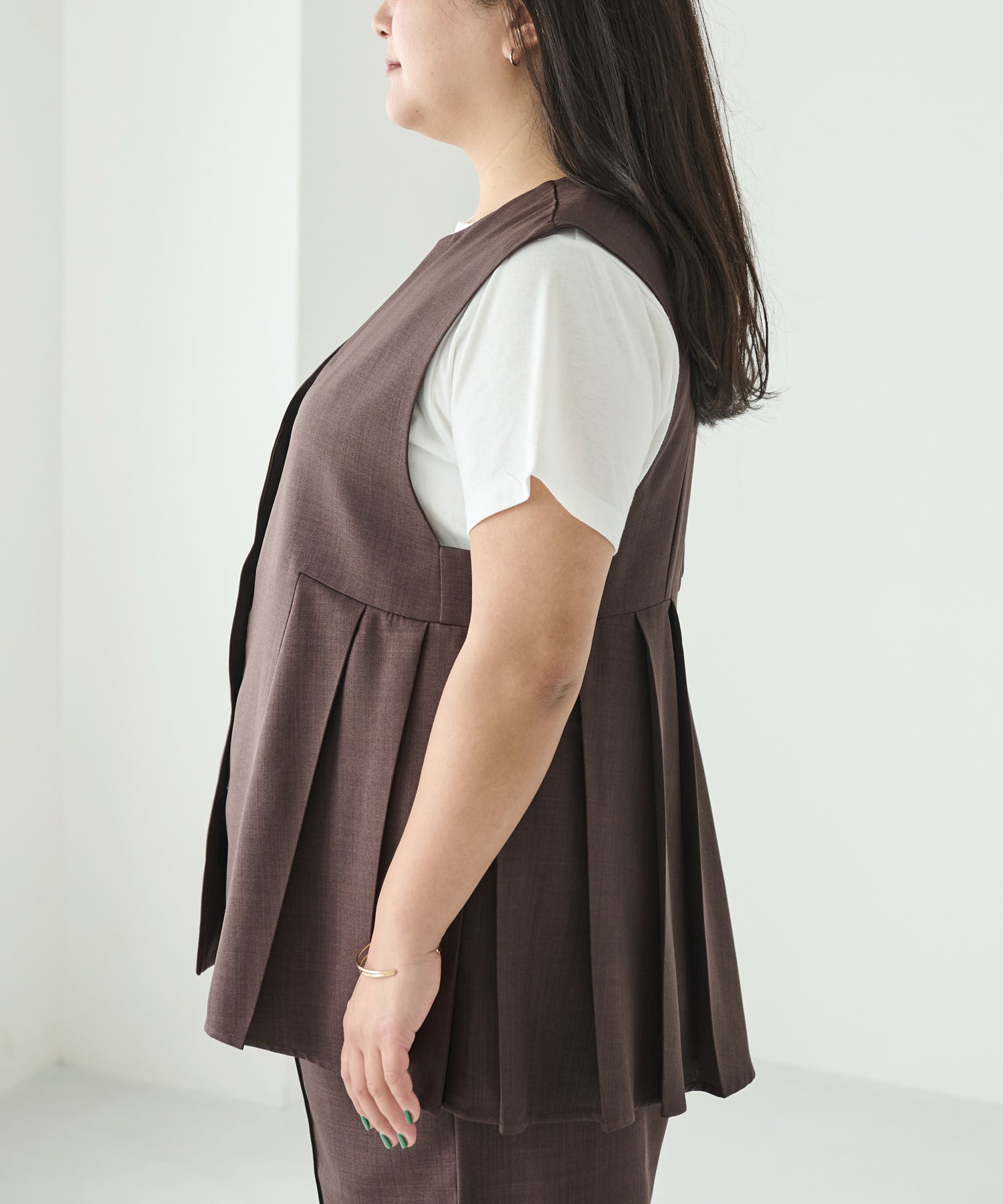 サイド ブラウン model:161cm 着用サイズ:3L