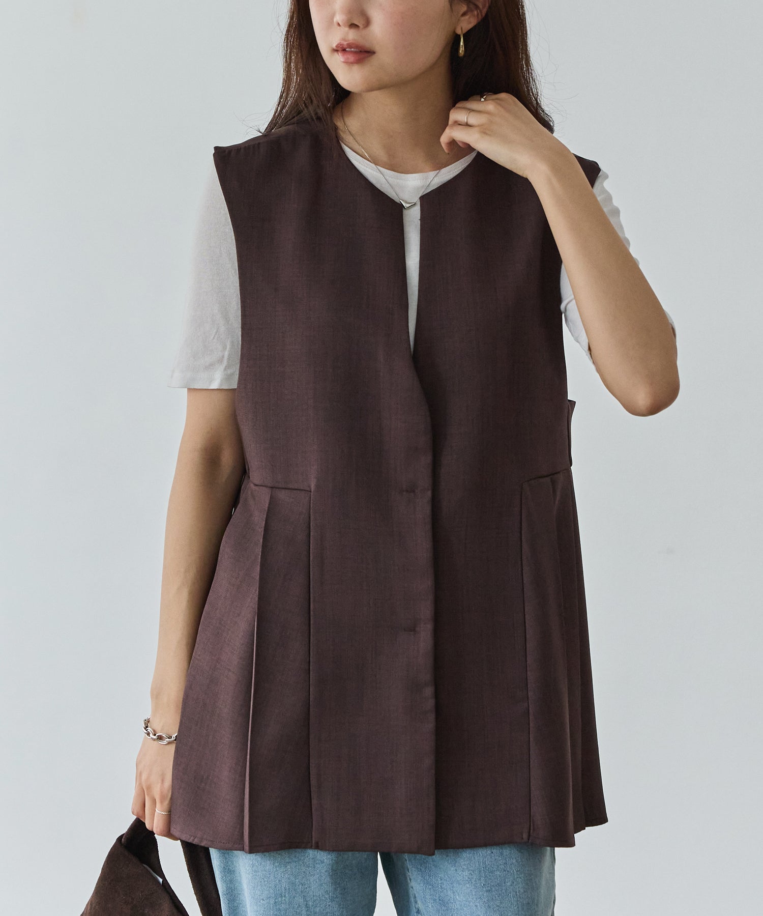 ブラウン model:160cm 着用サイズ:M