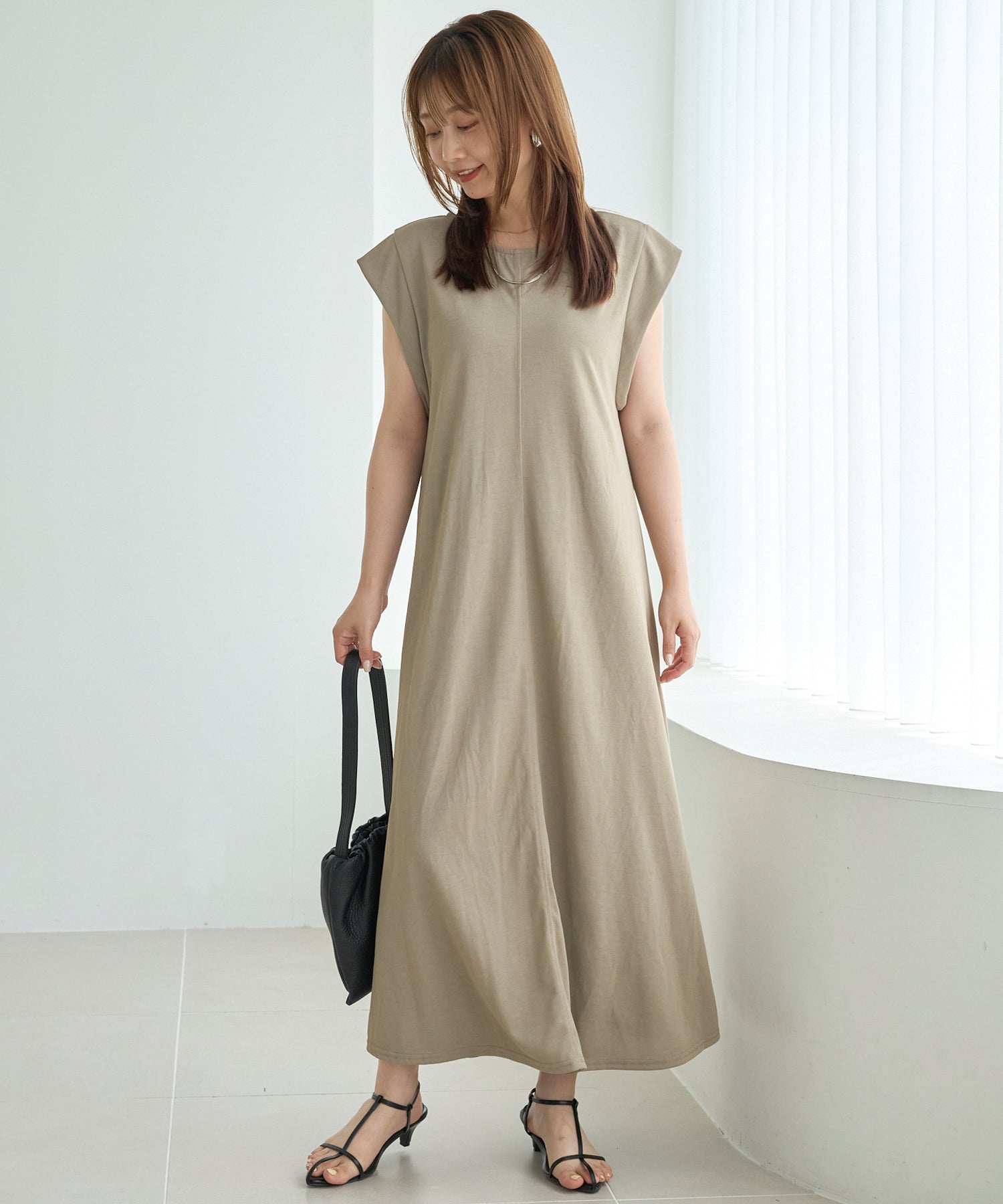 チャコールグレー model:156cm 着用サイズ:M