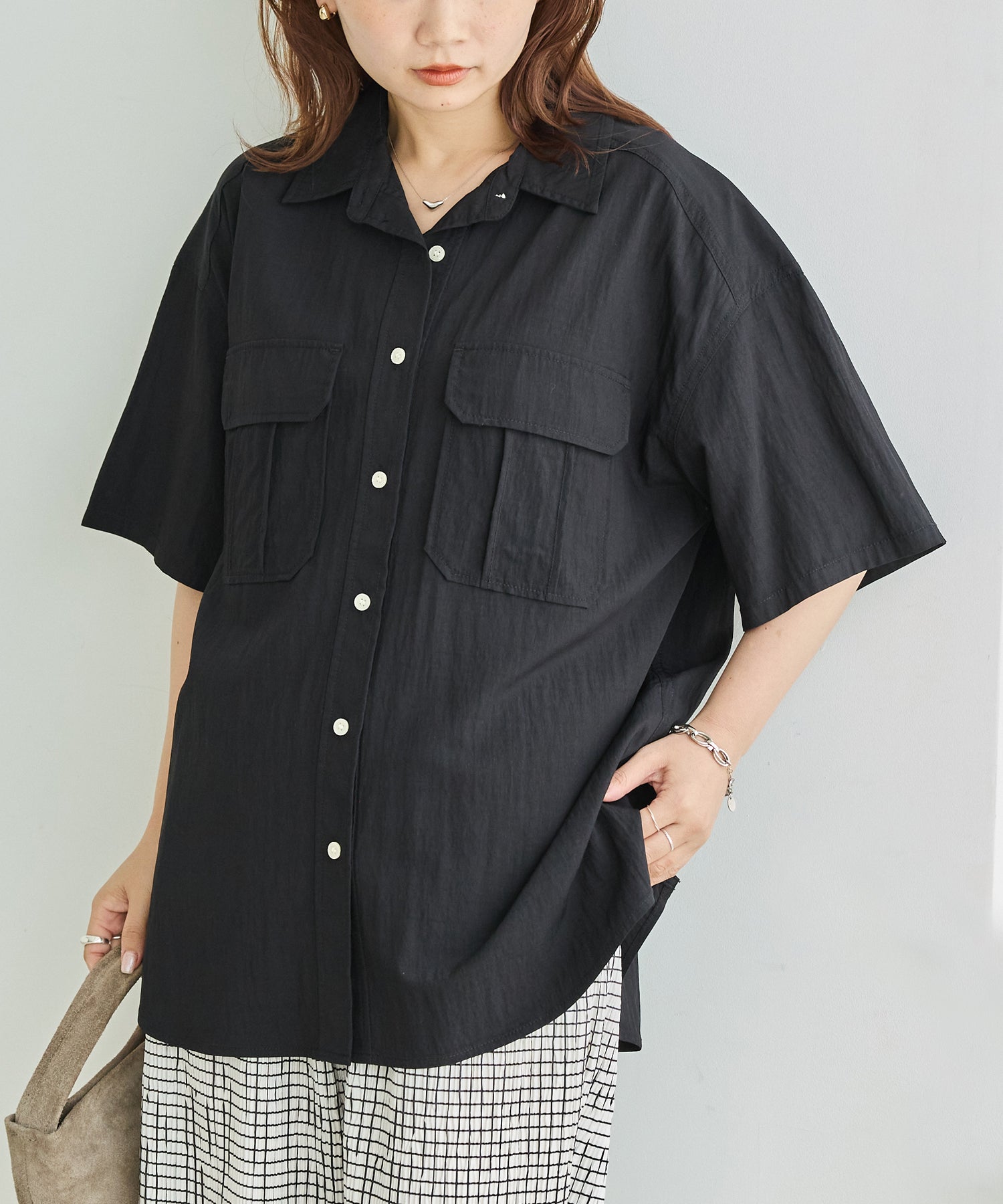 ブラック model:156cm 着用サイズ:M