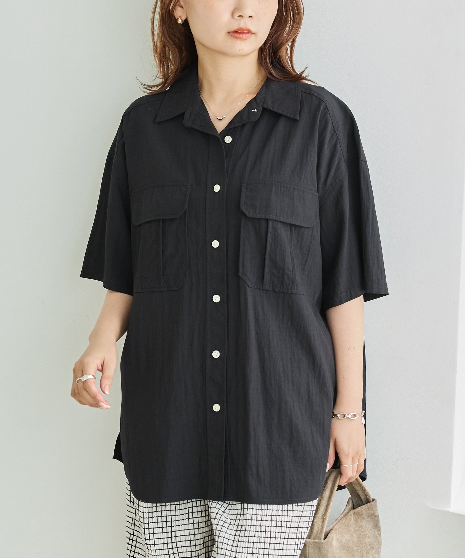 ブラック model:156cm 着用サイズ:M