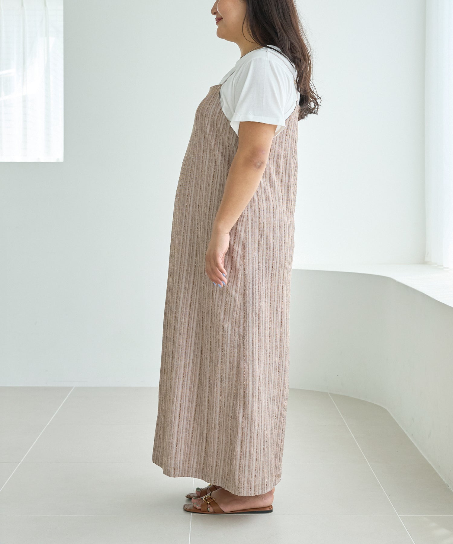 サイド ブラウン model:161cm 着用サイズ:3L