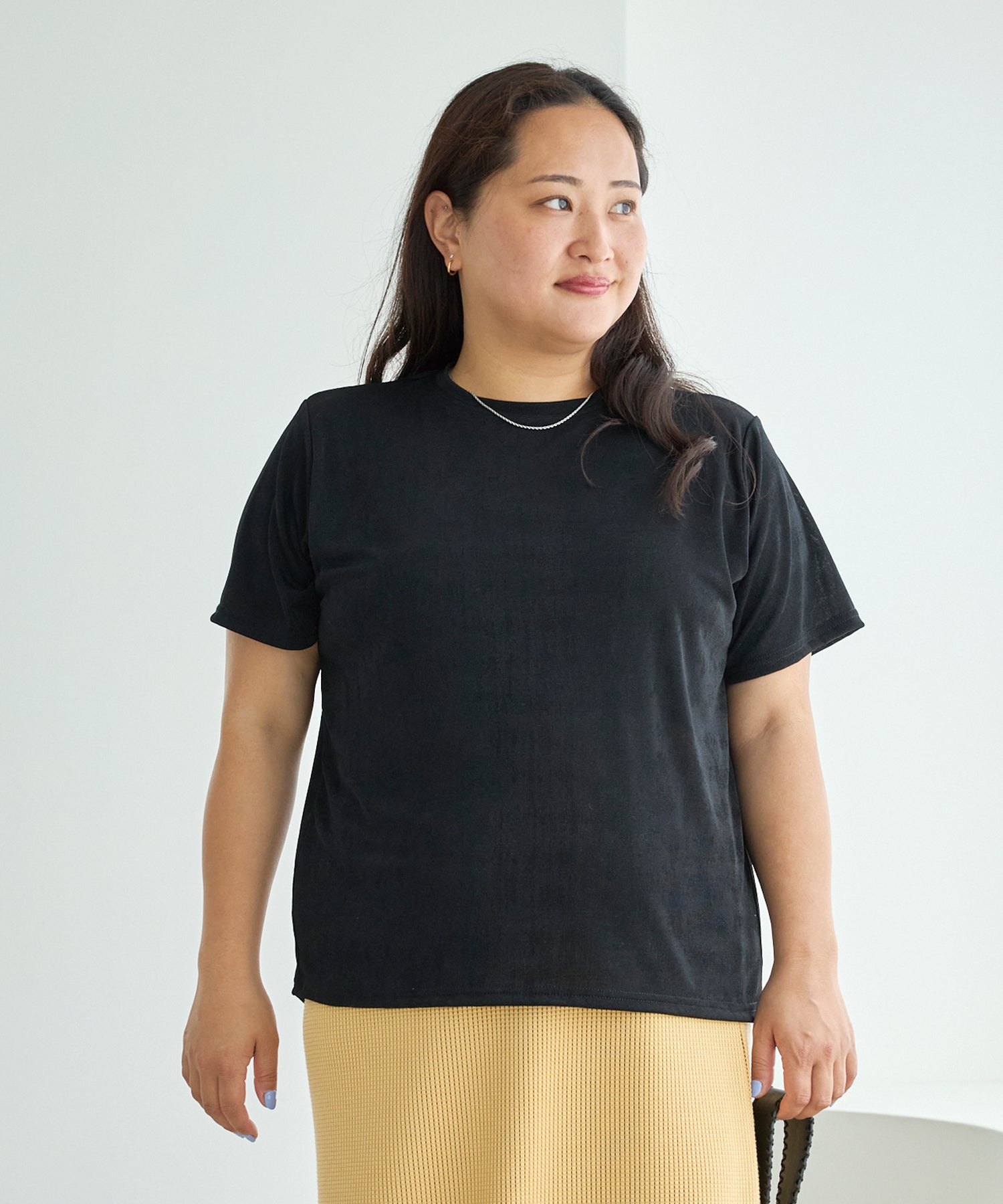 ブラック model:161cm 着用サイズ:3L