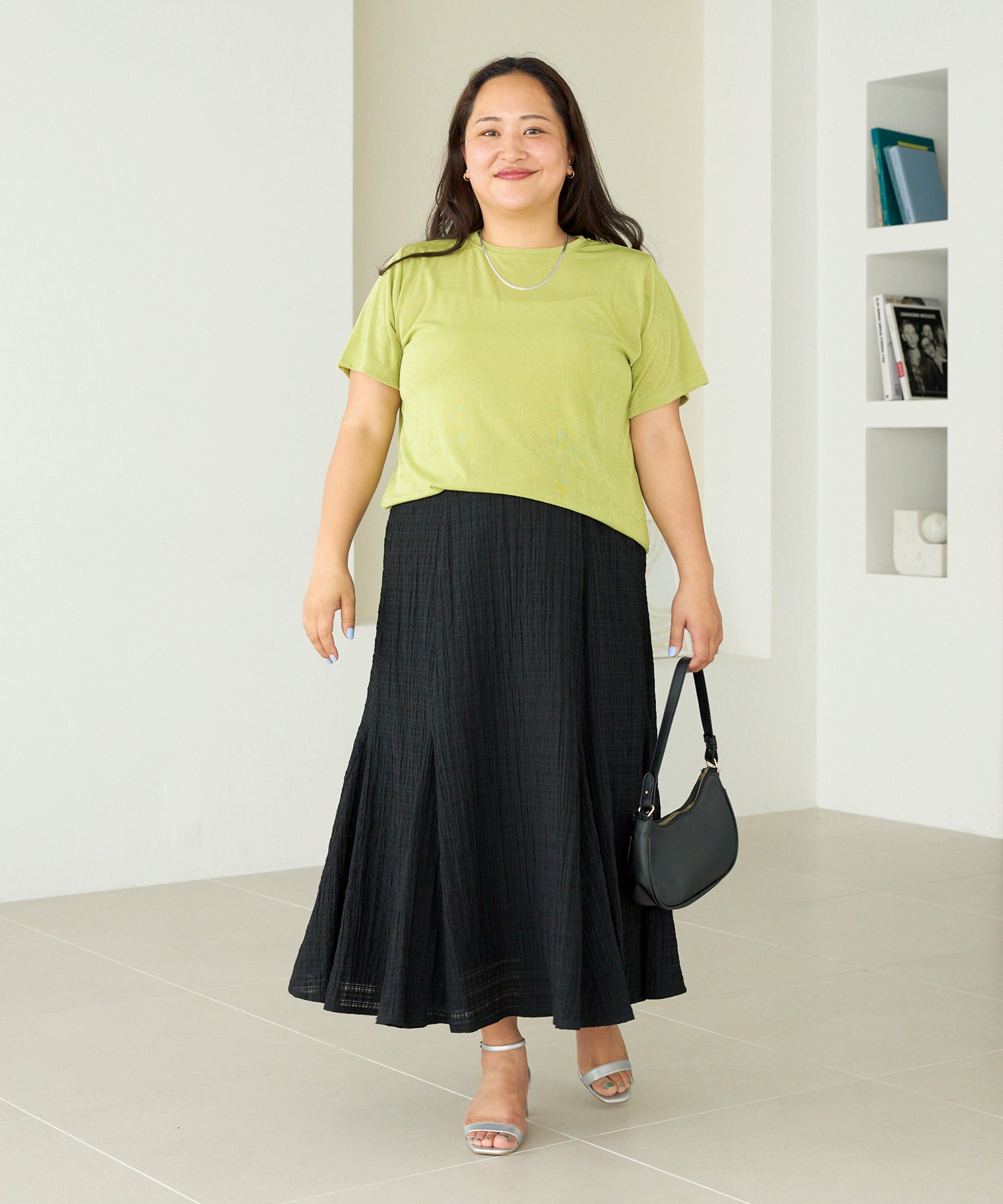 グリーン model:161cm 着用サイズ:3L