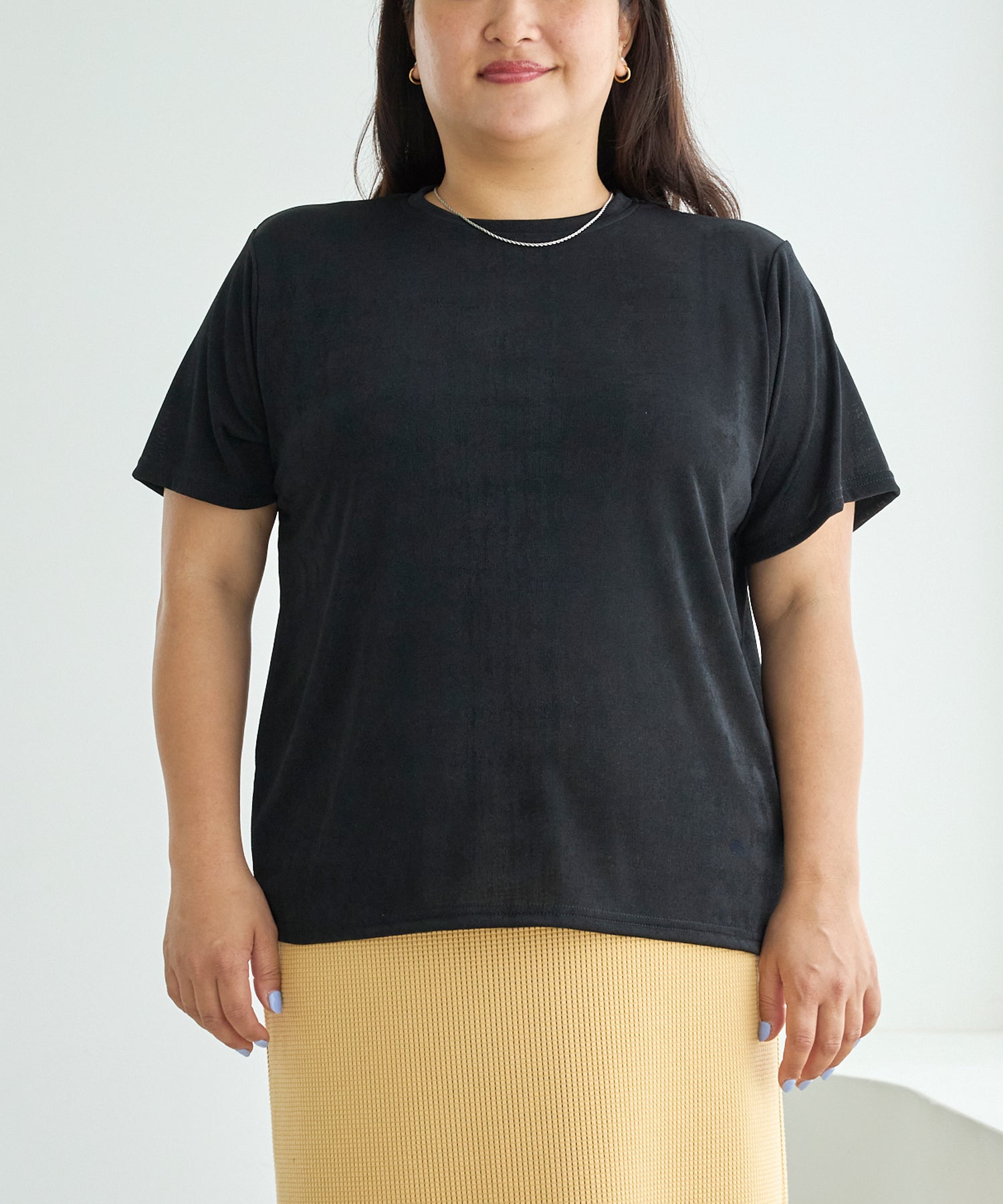 フロント ブラック model:161cm 着用サイズ:3L