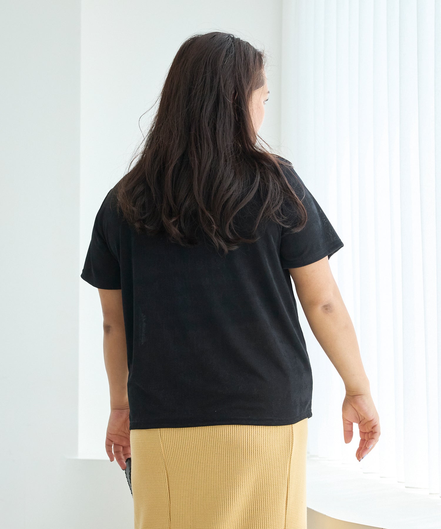 ブラック model:161cm 着用サイズ:3L