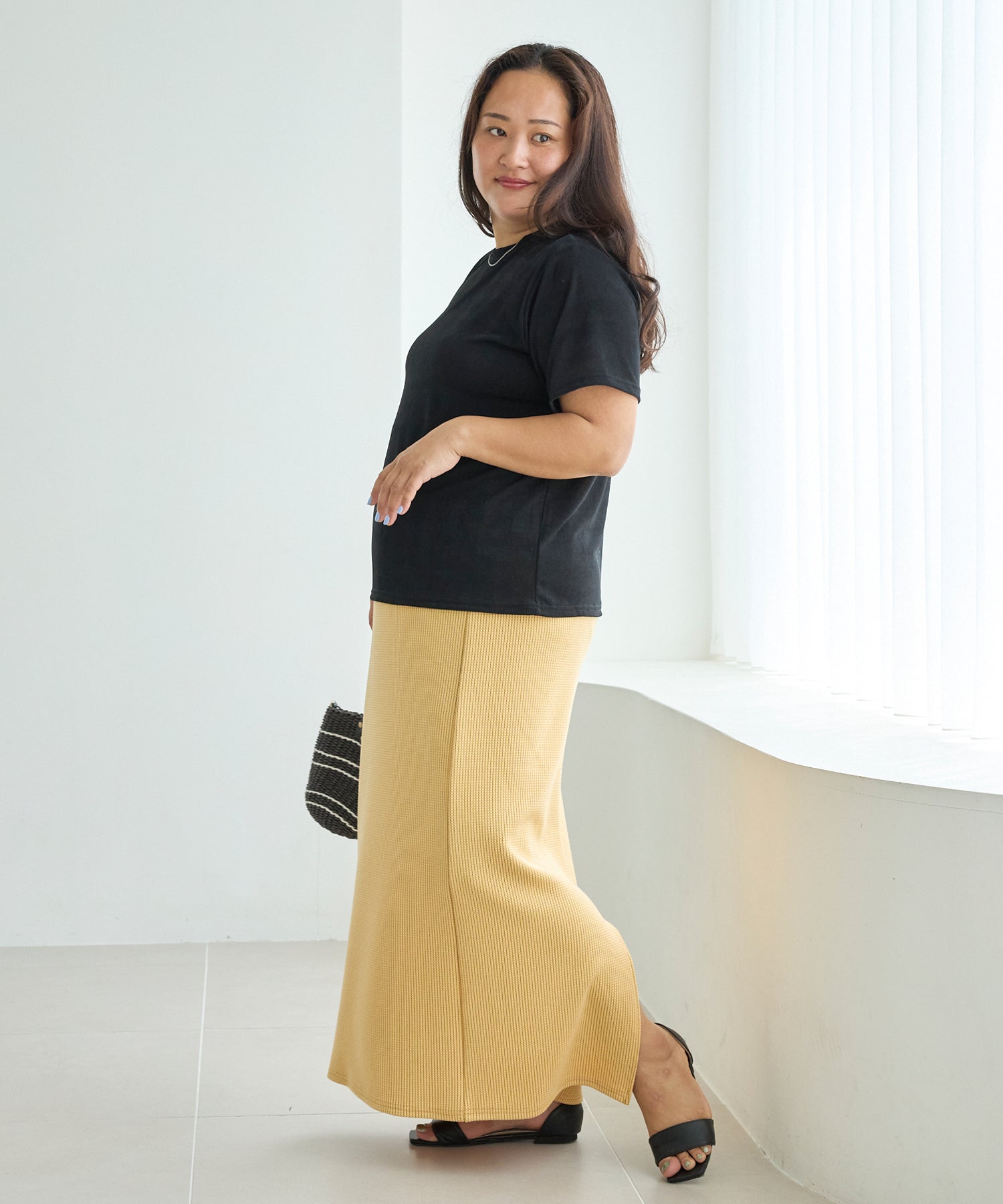 ブラック model:161cm 着用サイズ:3L