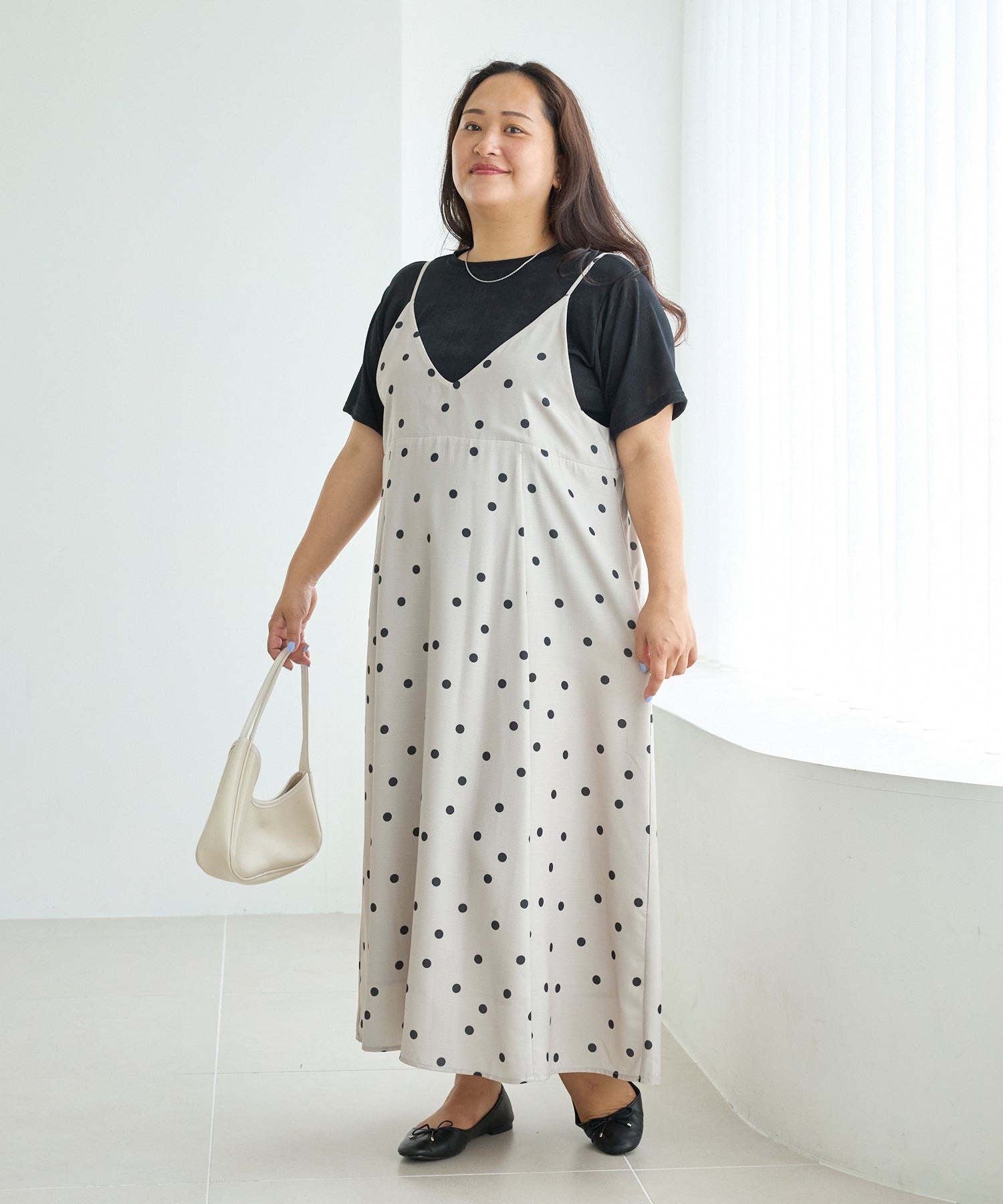 ブラック model:161cm 着用サイズ:3L